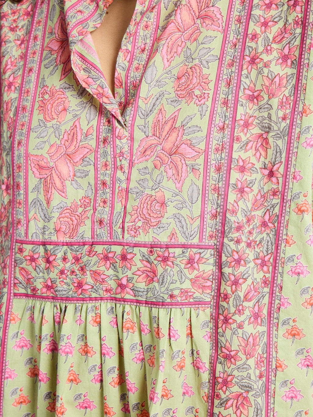 Playa Caftan in Tulip Print