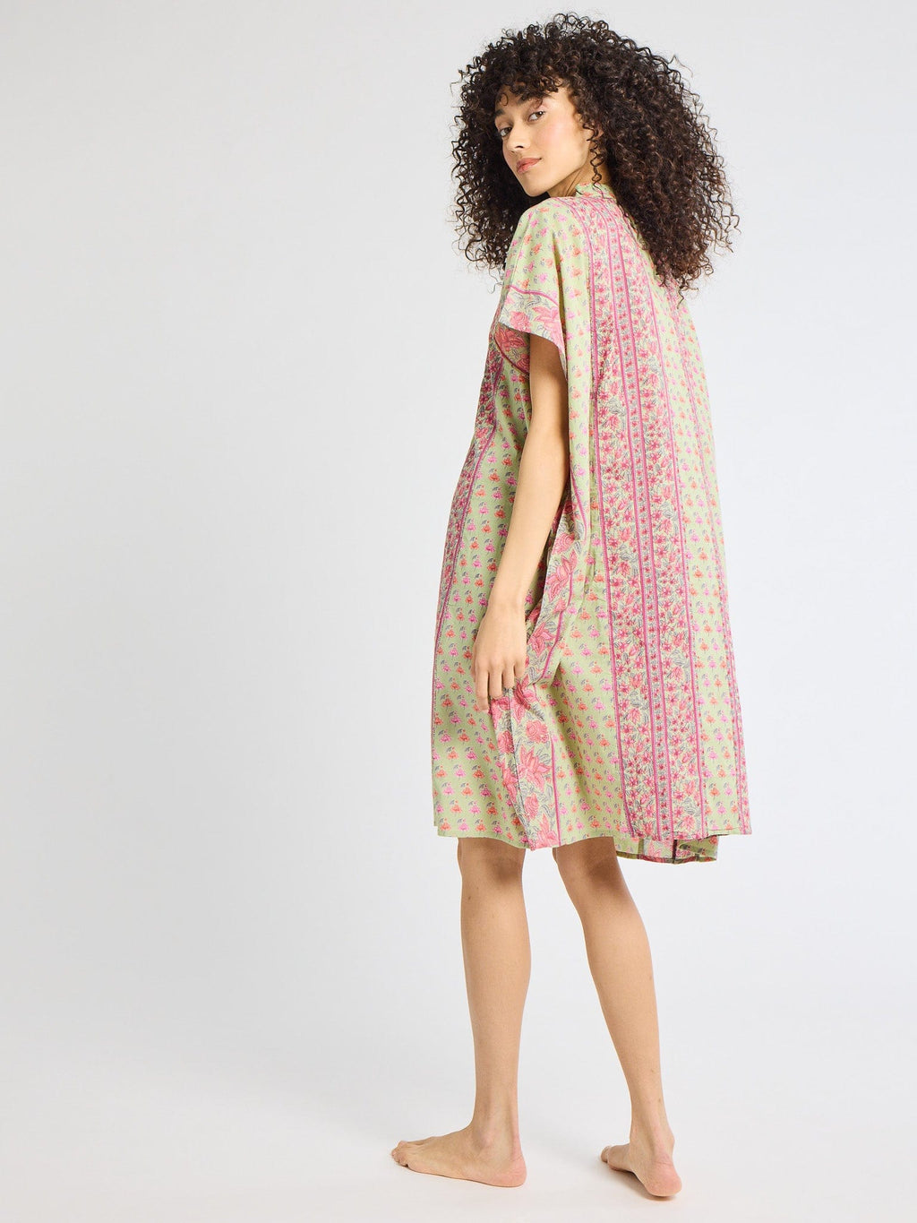 Playa Caftan in Tulip Print