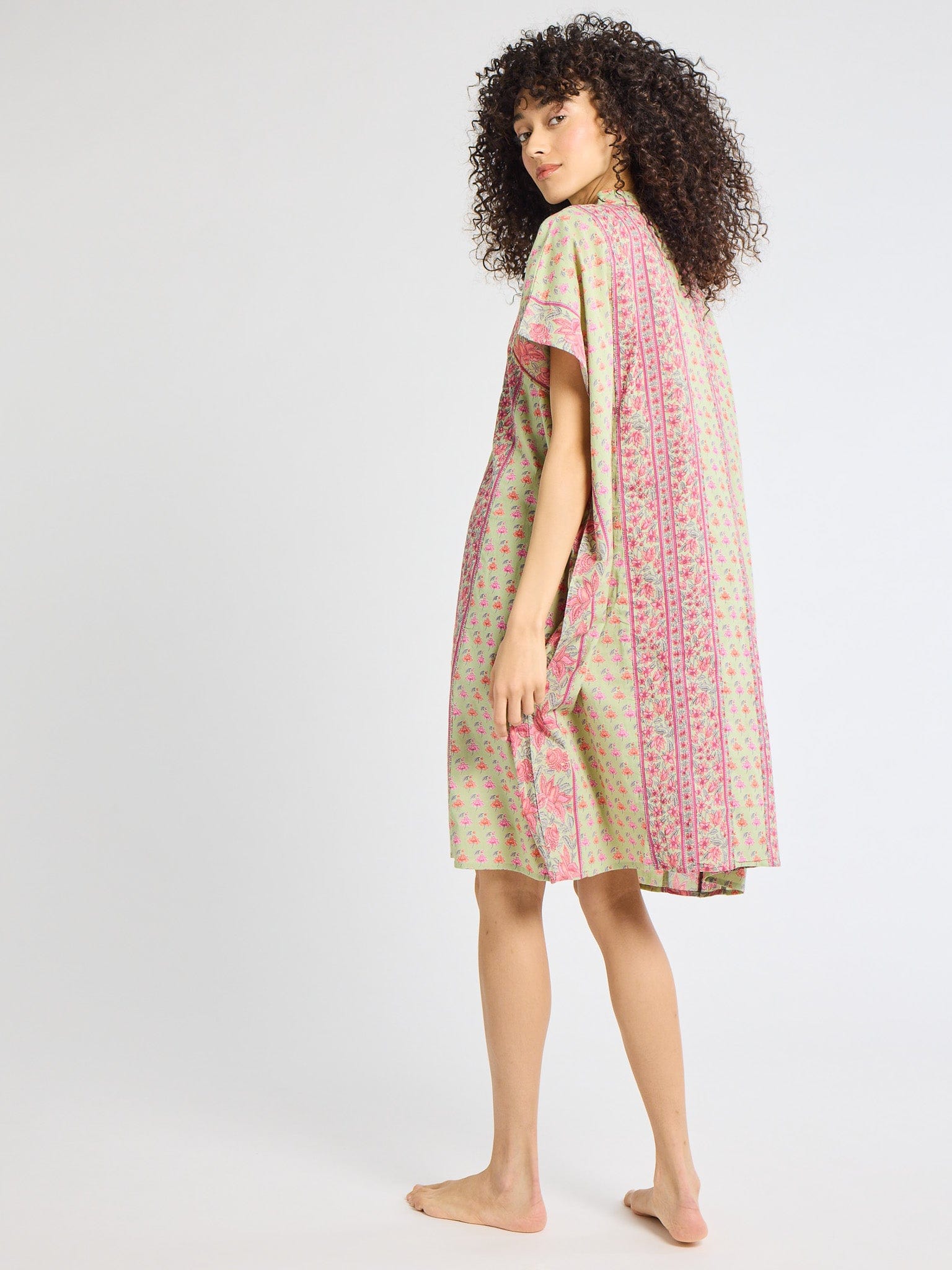 Playa Caftan in Tulip Print