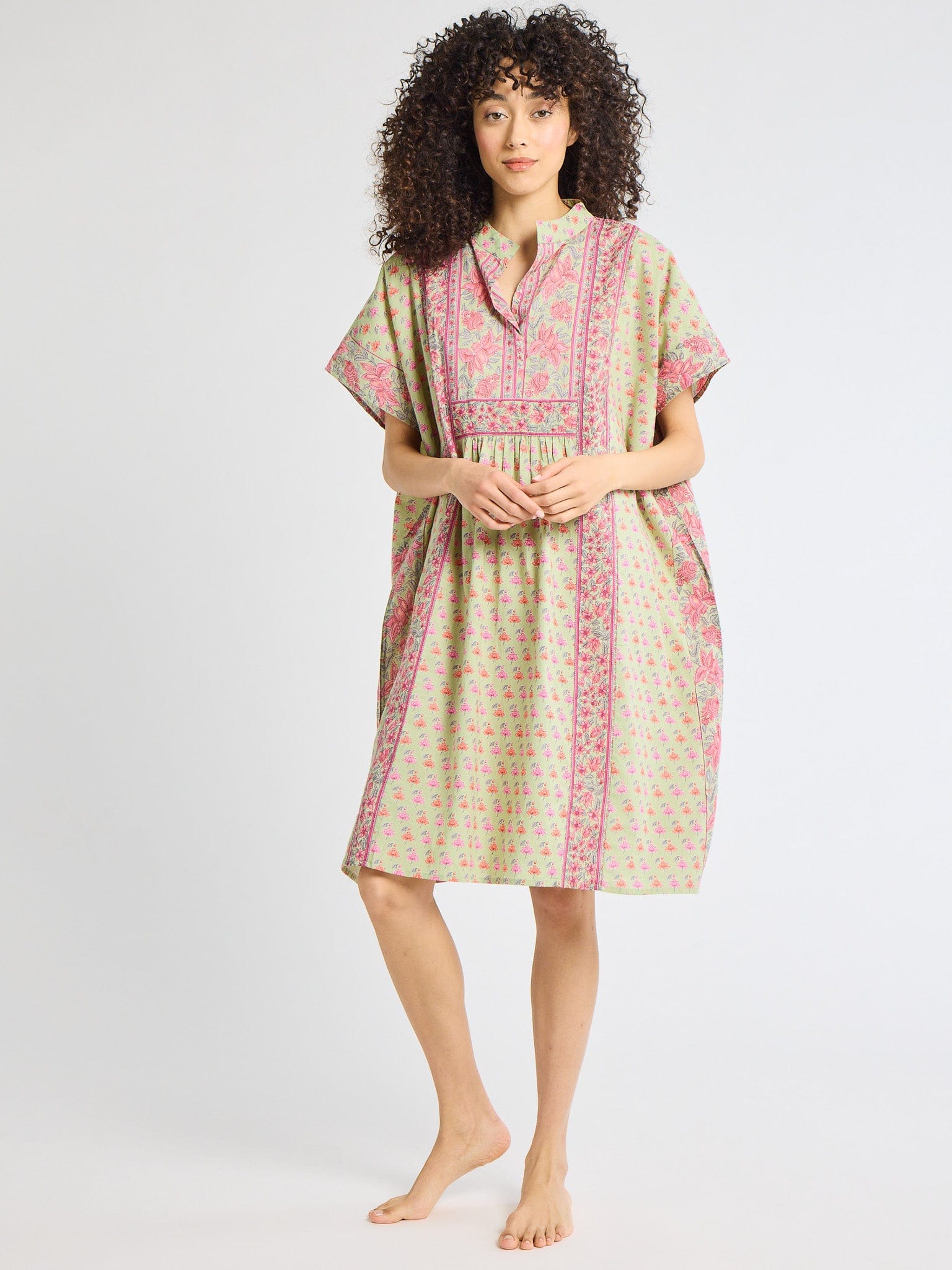 Playa Caftan in Tulip Print