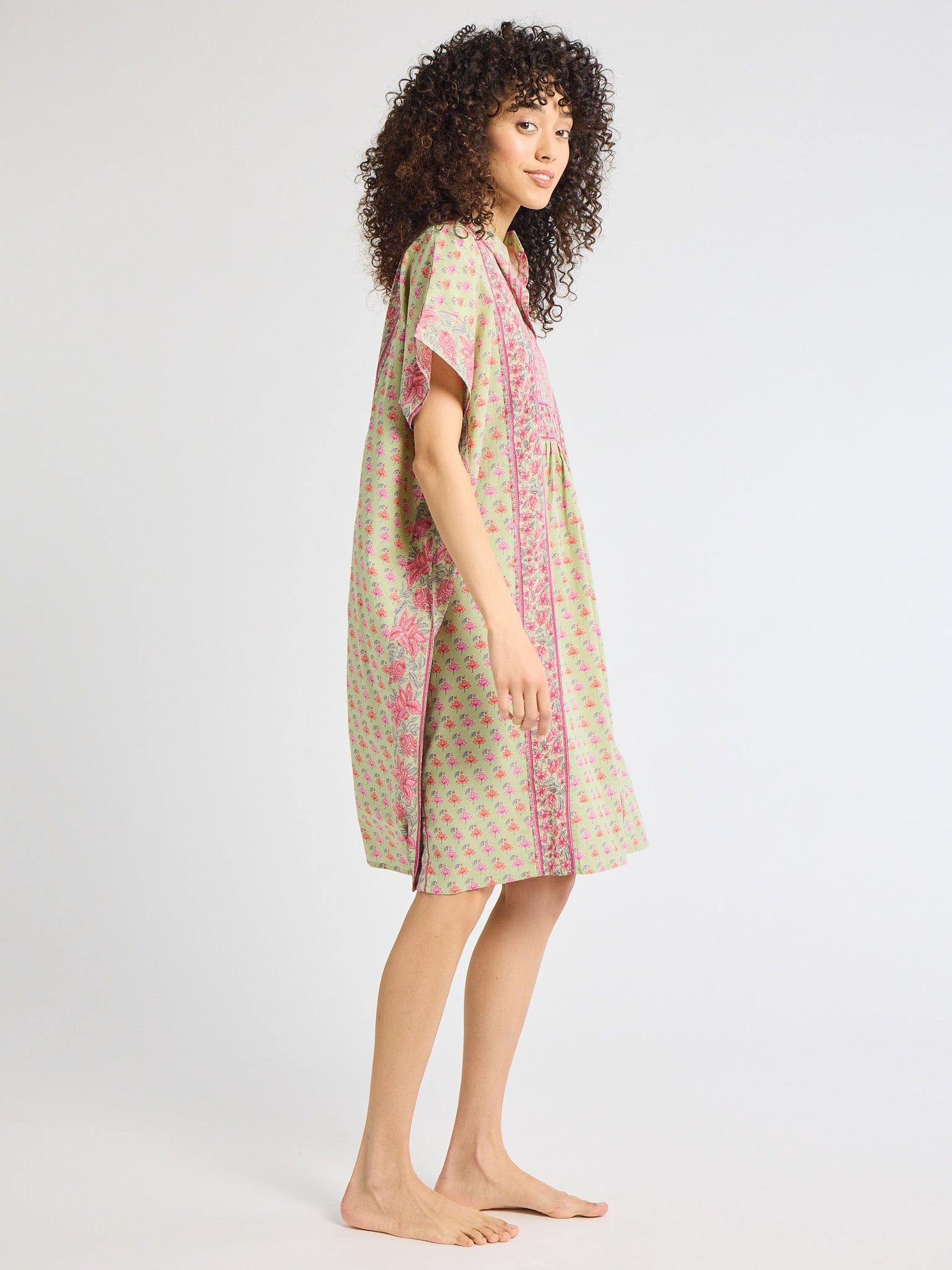Playa Caftan in Tulip Print