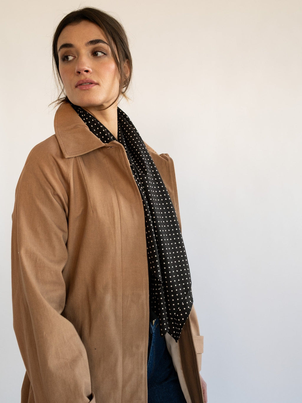Selene Scarf in Polka Dot