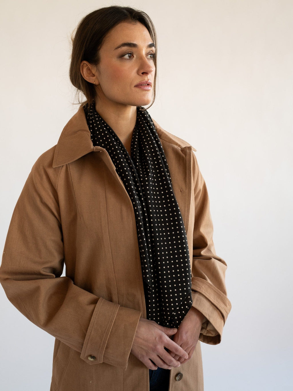 Selene Scarf in Polka Dot