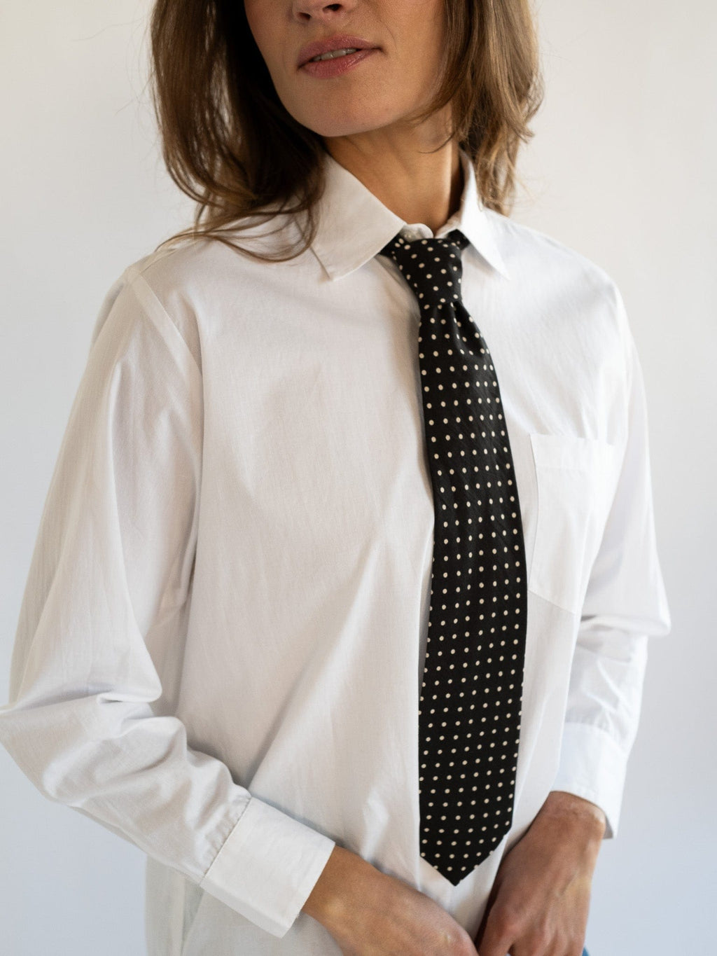 Zoe Necktie in Polka Dot