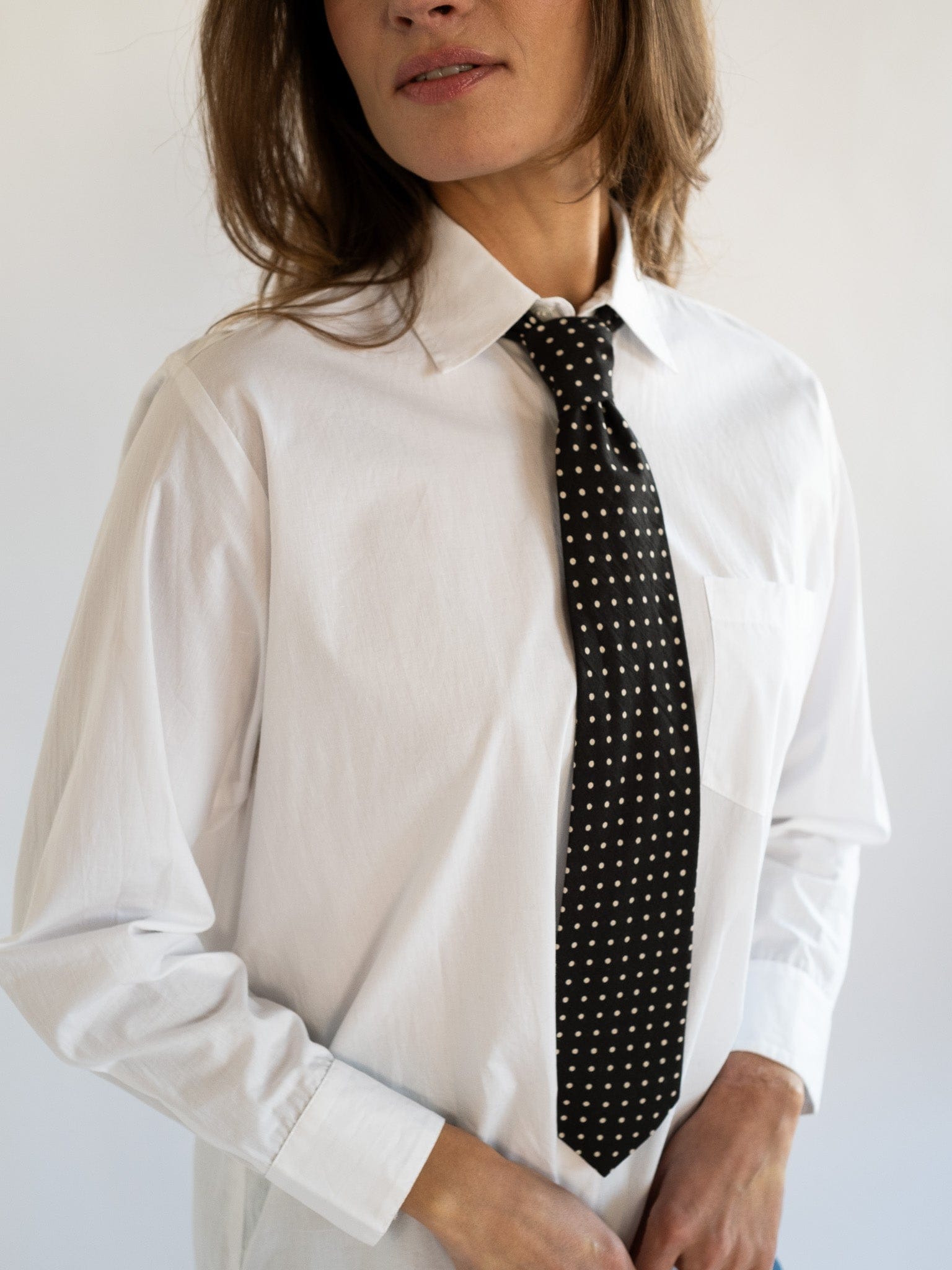 Zoe Necktie in Polka Dot