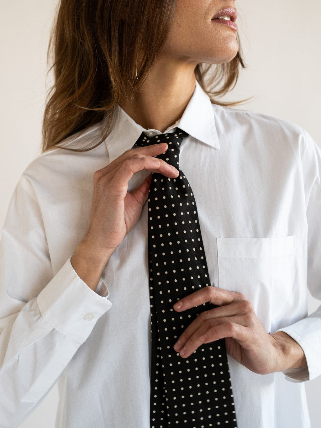 Zoe Necktie in Polka Dot