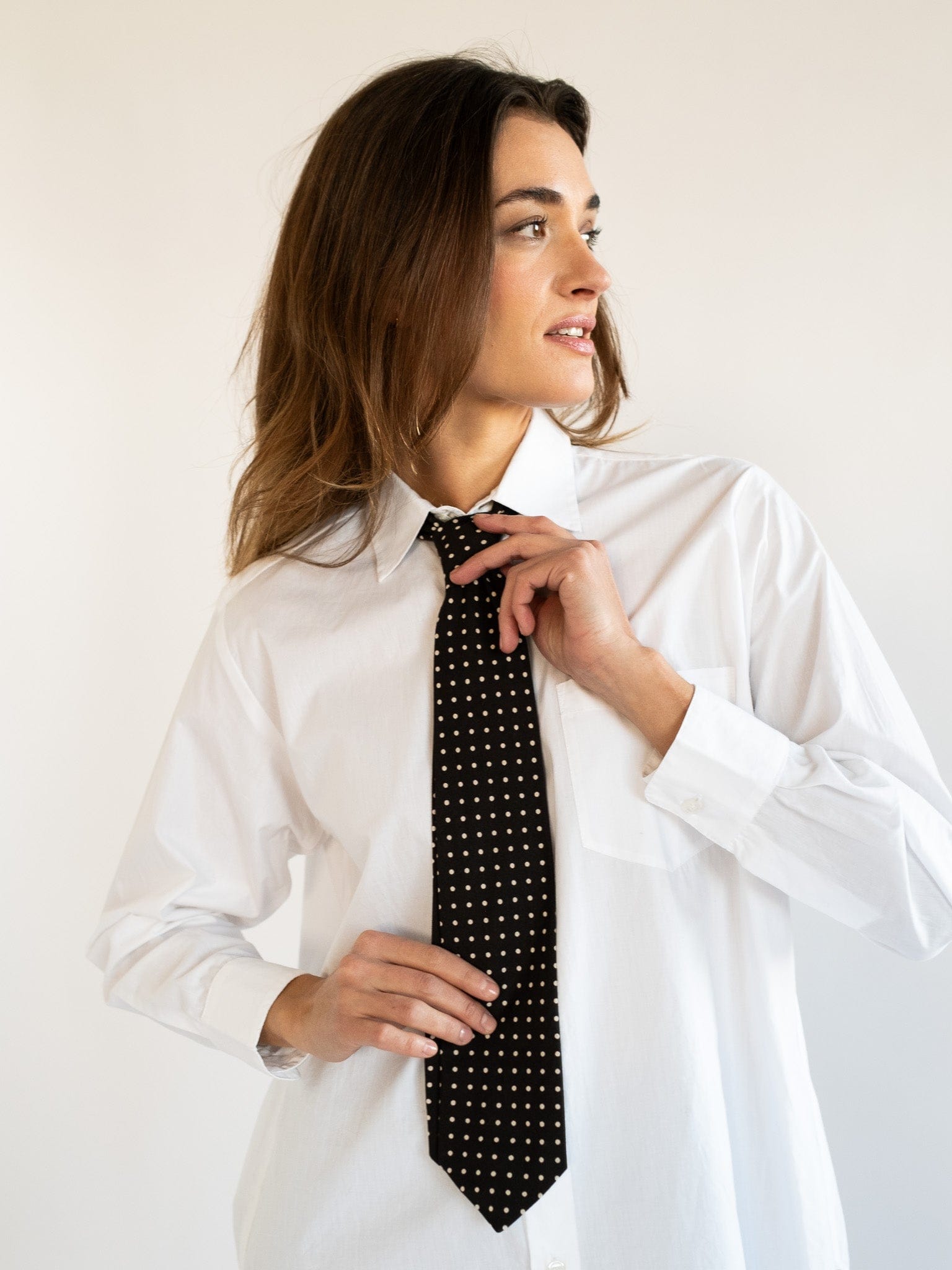 Zoe Necktie in Polka Dot