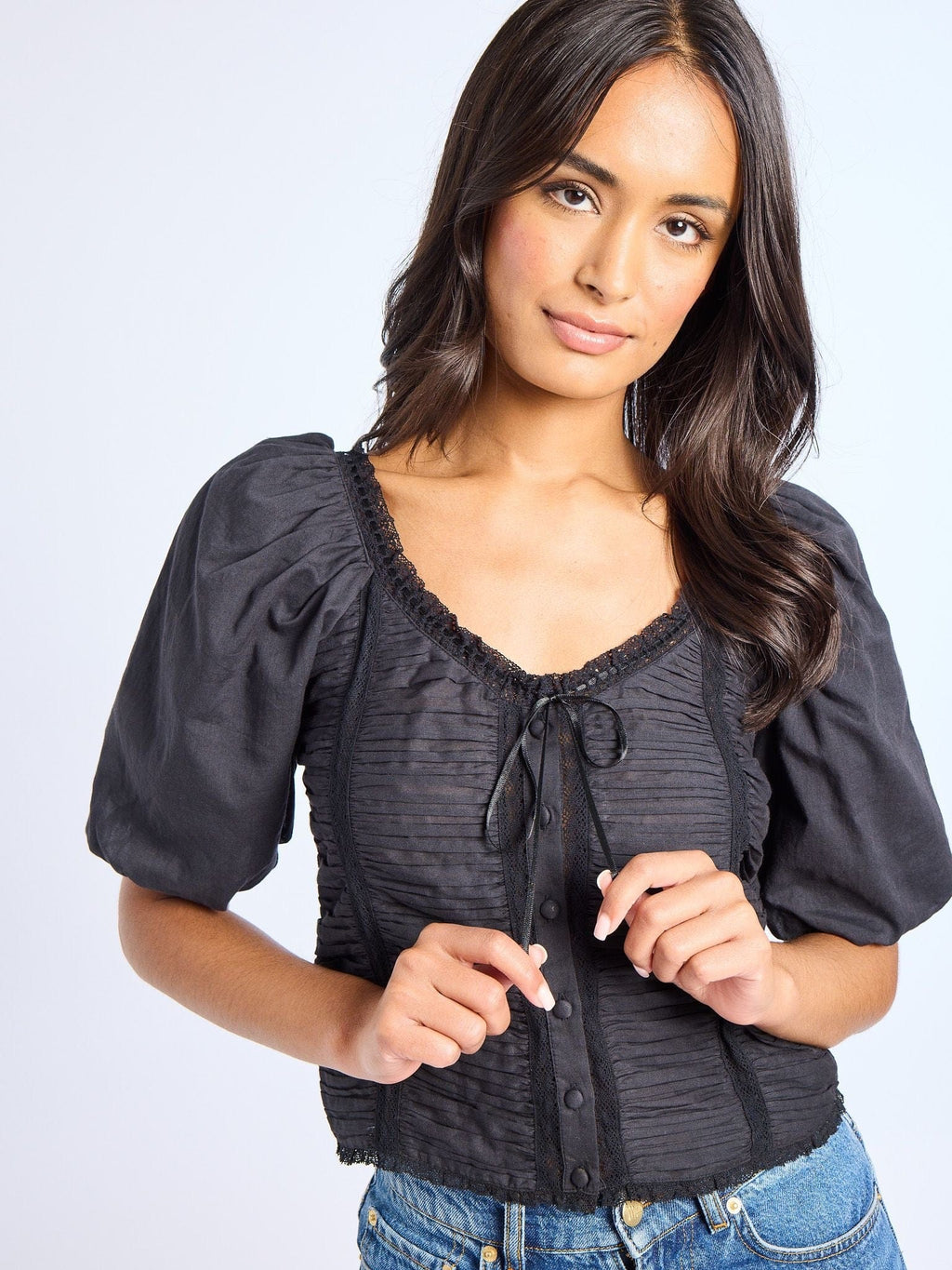 Ophelia Top in Black