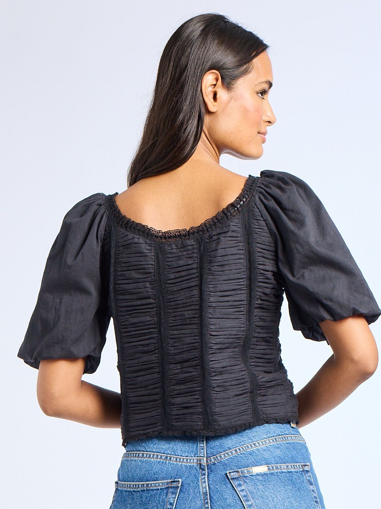 Ophelia Top in Black