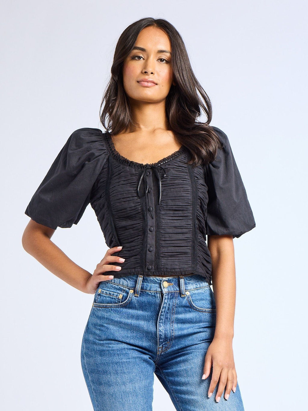 Ophelia Top in Black