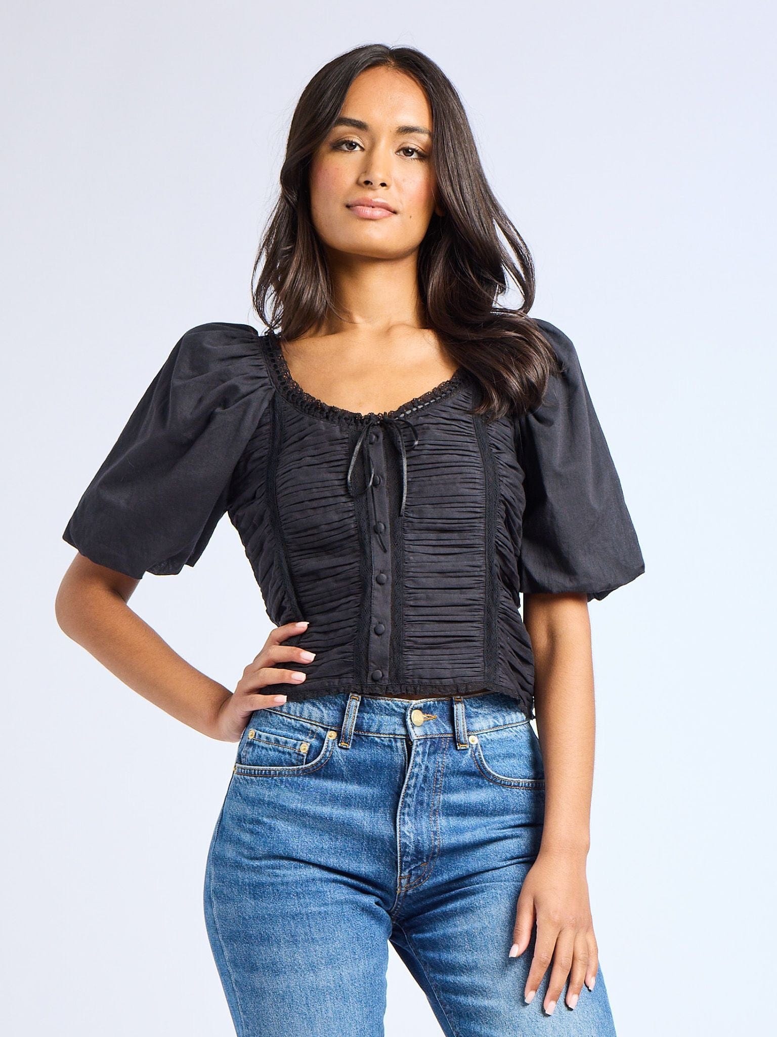 Ophelia Top in Black