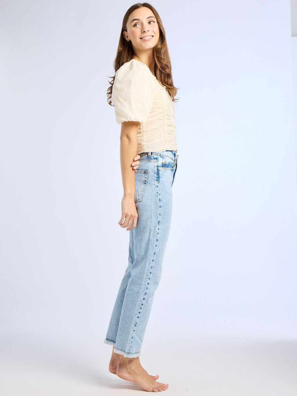 Ophelia Top in Ivory