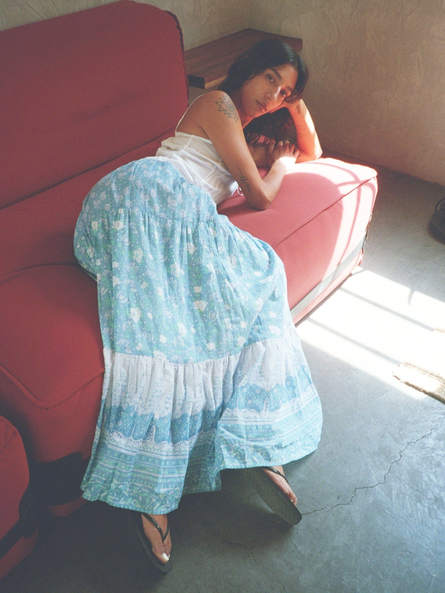 Paola Skirt in Charleston Floral