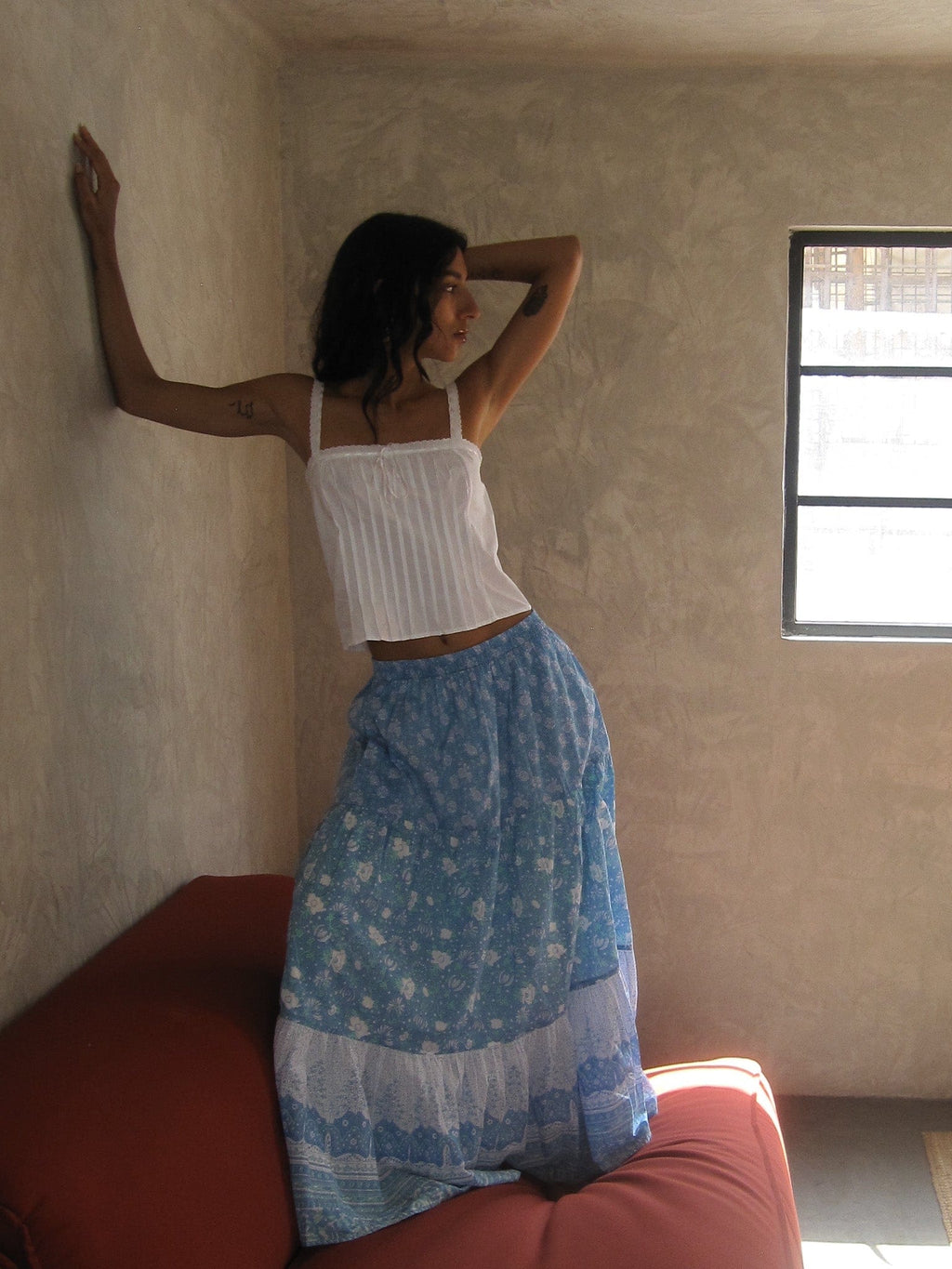 Paola Skirt in Charleston Floral