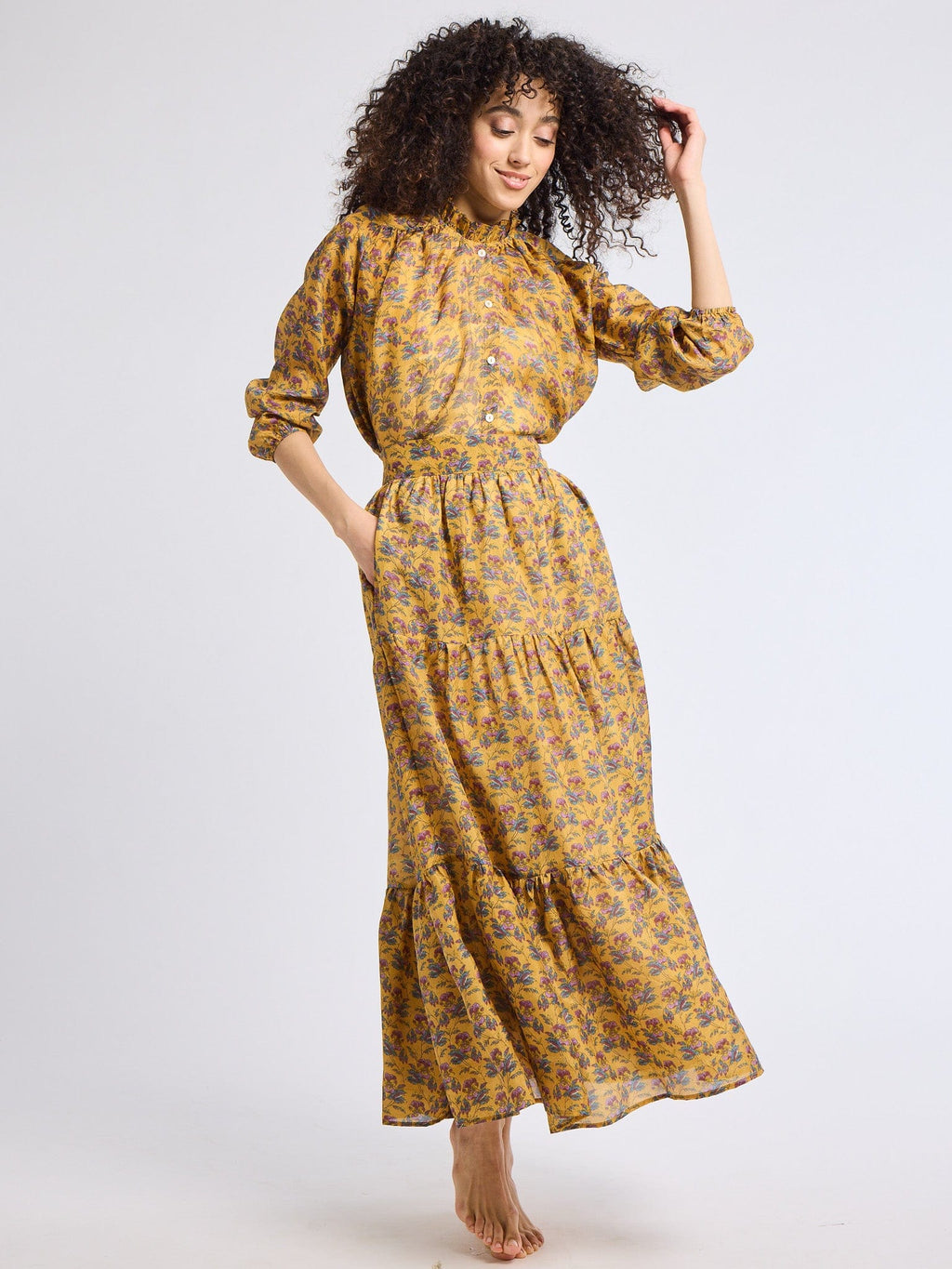 Paola Skirt in Rattan Floral