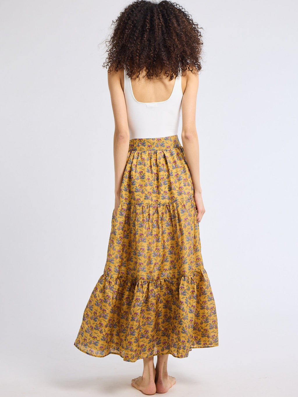 Paola Skirt in Rattan Floral