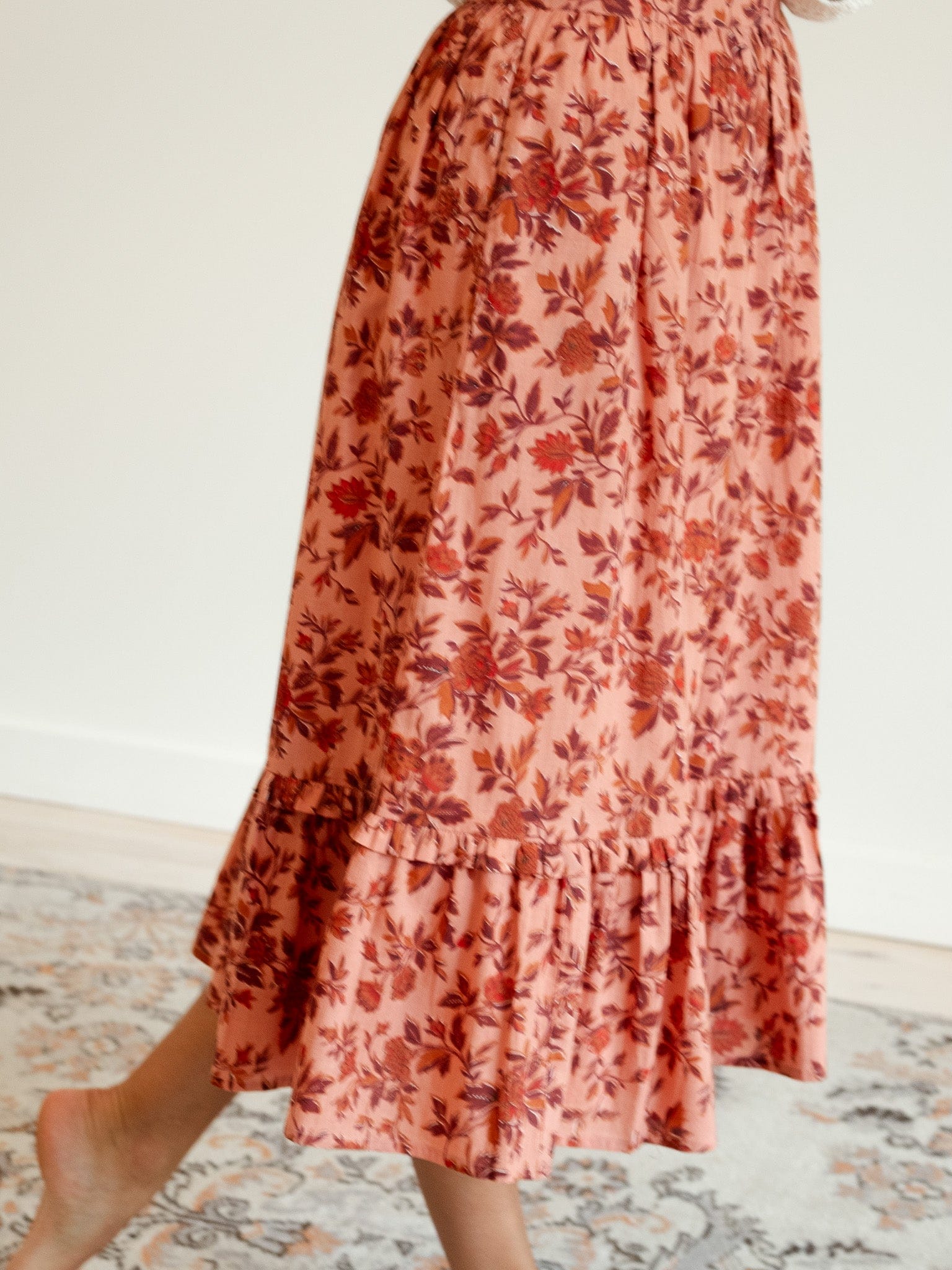 Parker Skirt in Peach Montmartre