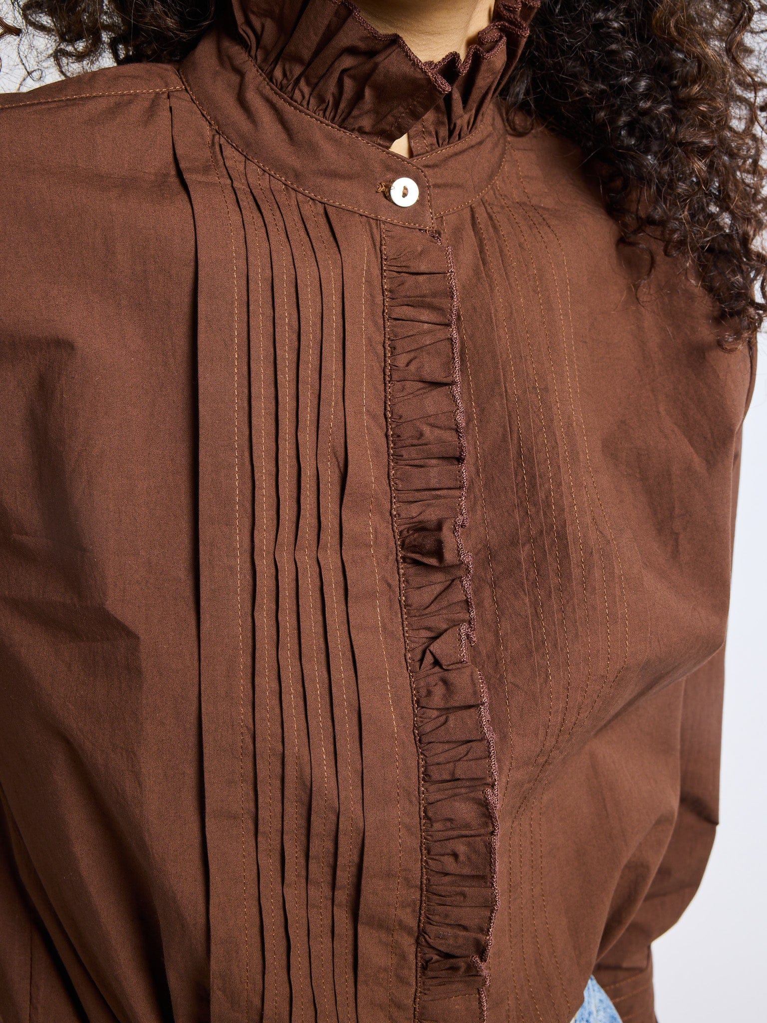 Phoebe Top in Chocolate