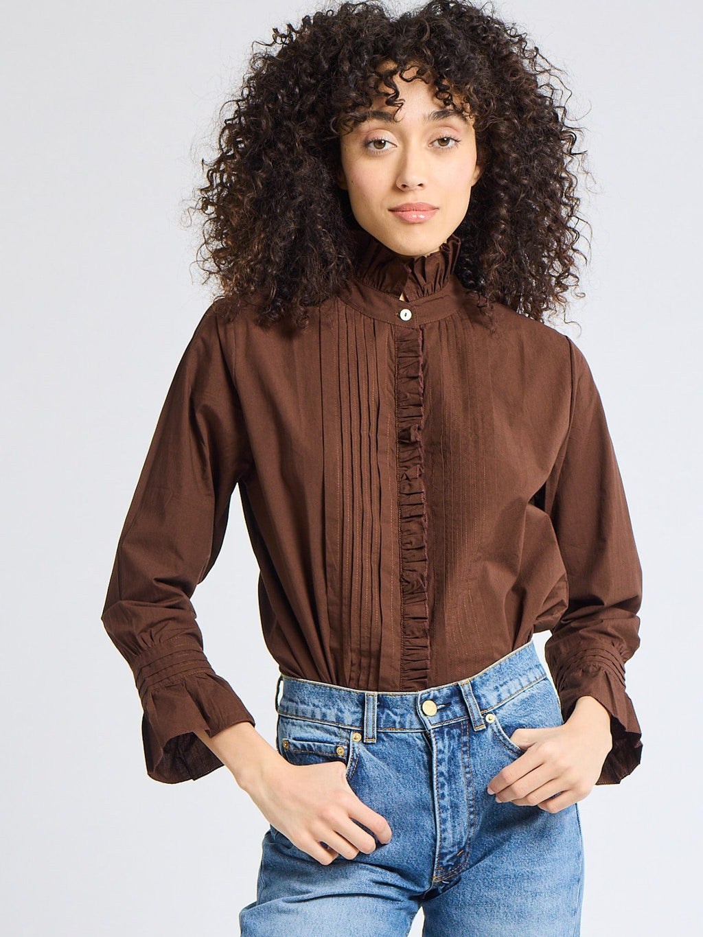 Phoebe Top in Chocolate
