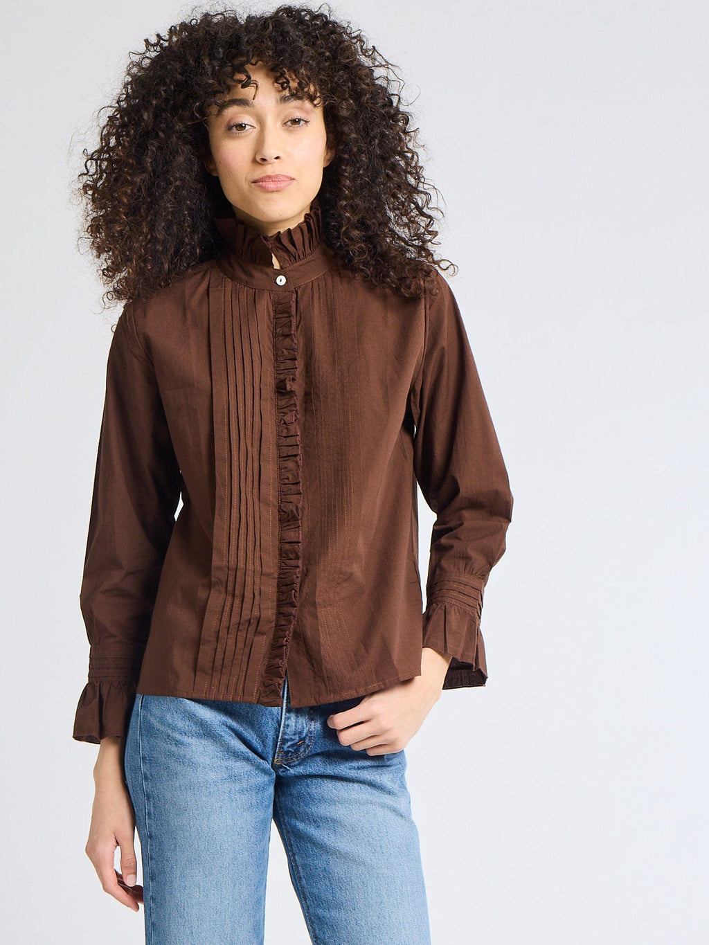Phoebe Top in Chocolate