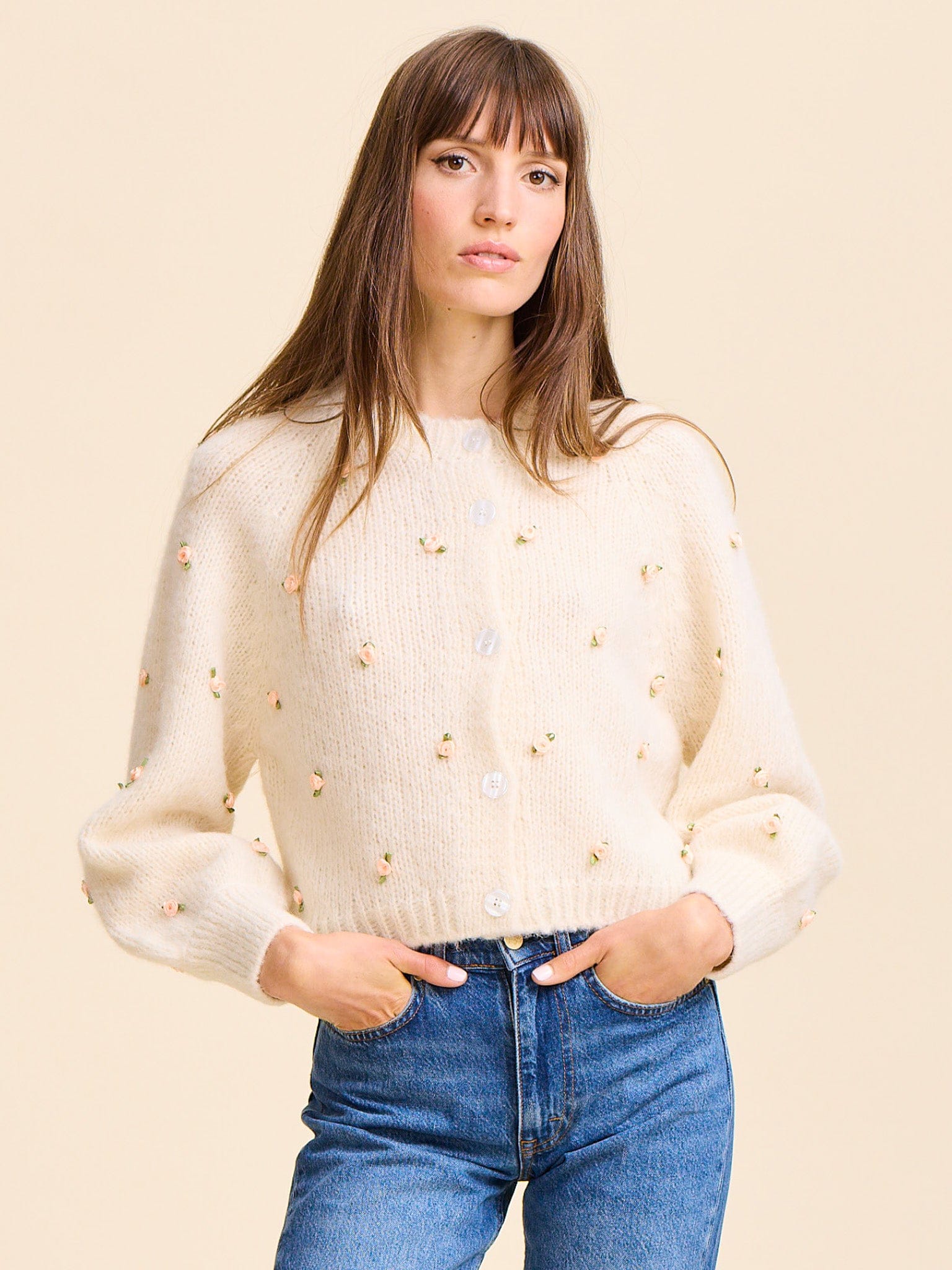 Priscilla Cardigan in Rosette