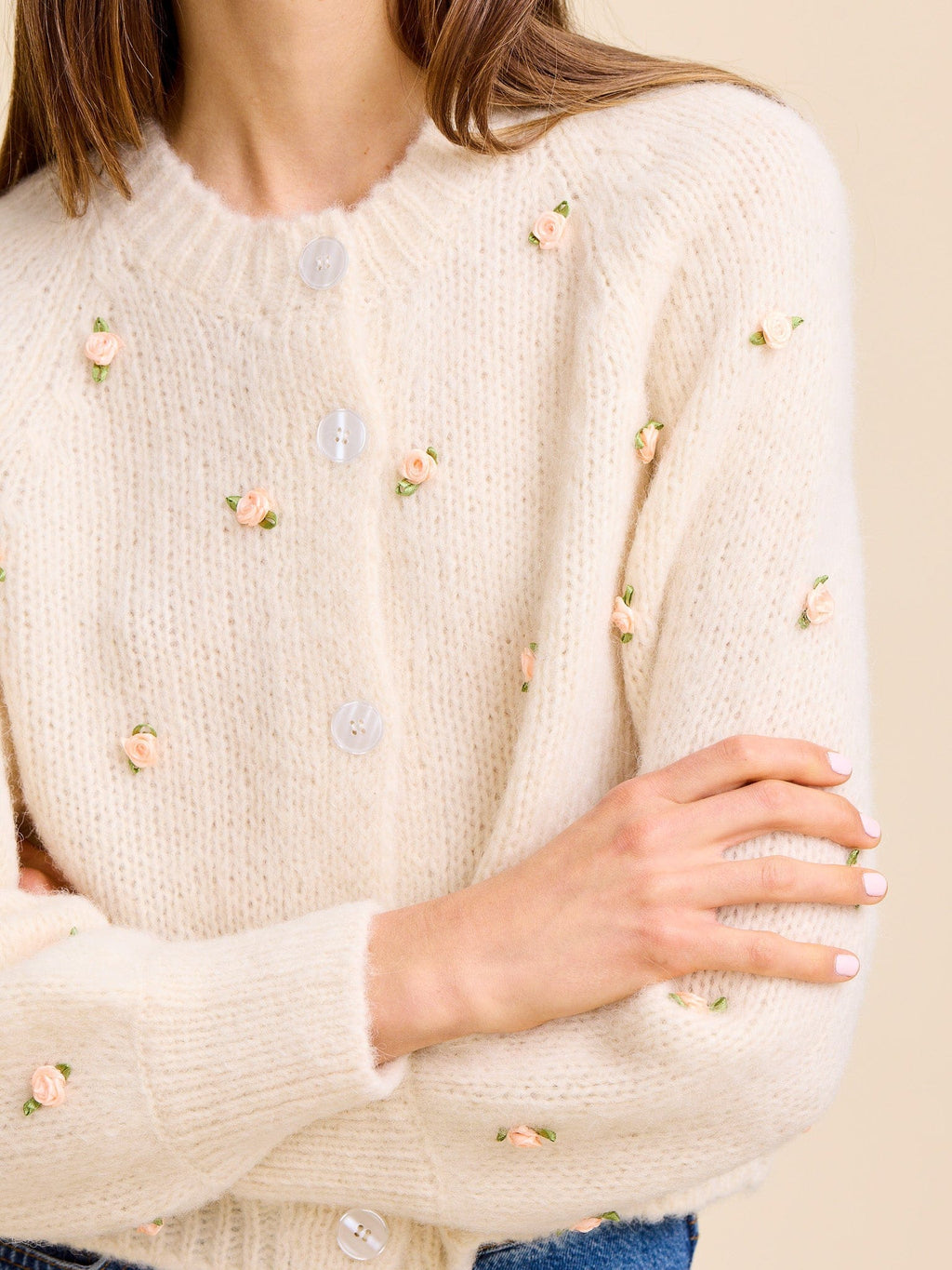 Priscilla Cardigan in Rosette