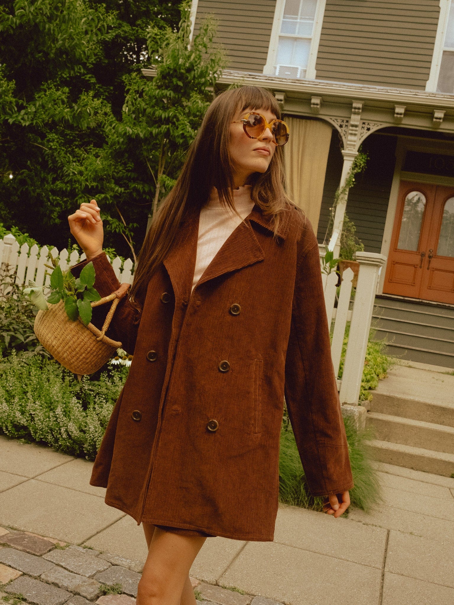 Ricky Peacoat in Coffee Cord