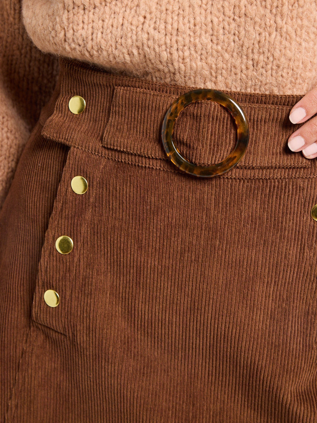 Ricky Peacoat in Coffee Cord