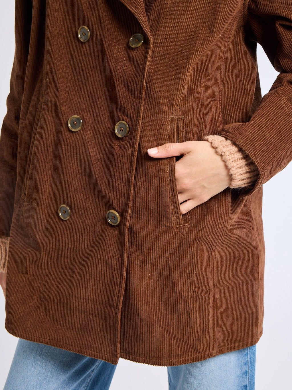 Ricky Peacoat in Coffee Cord