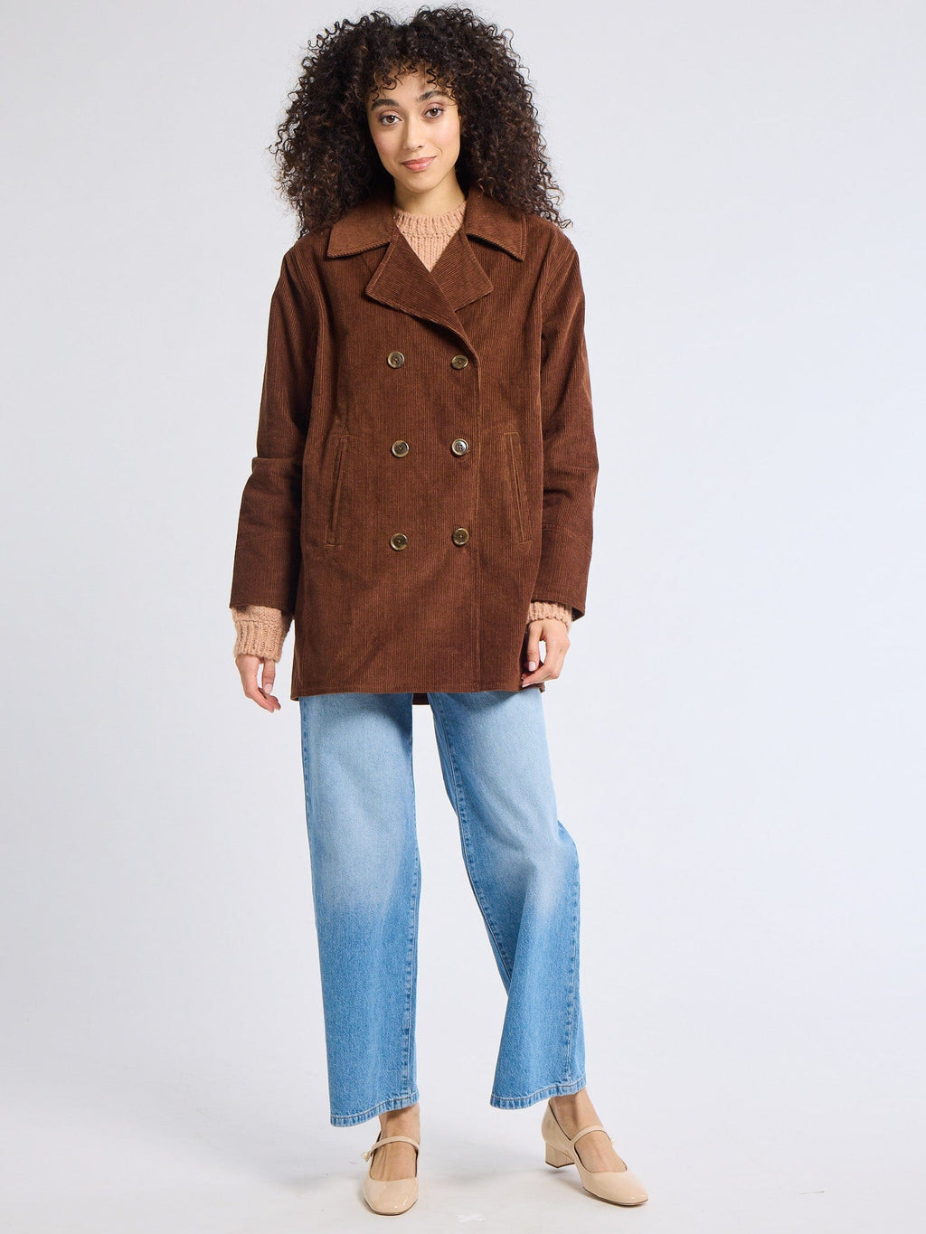 Ricky Peacoat in Coffee Cord