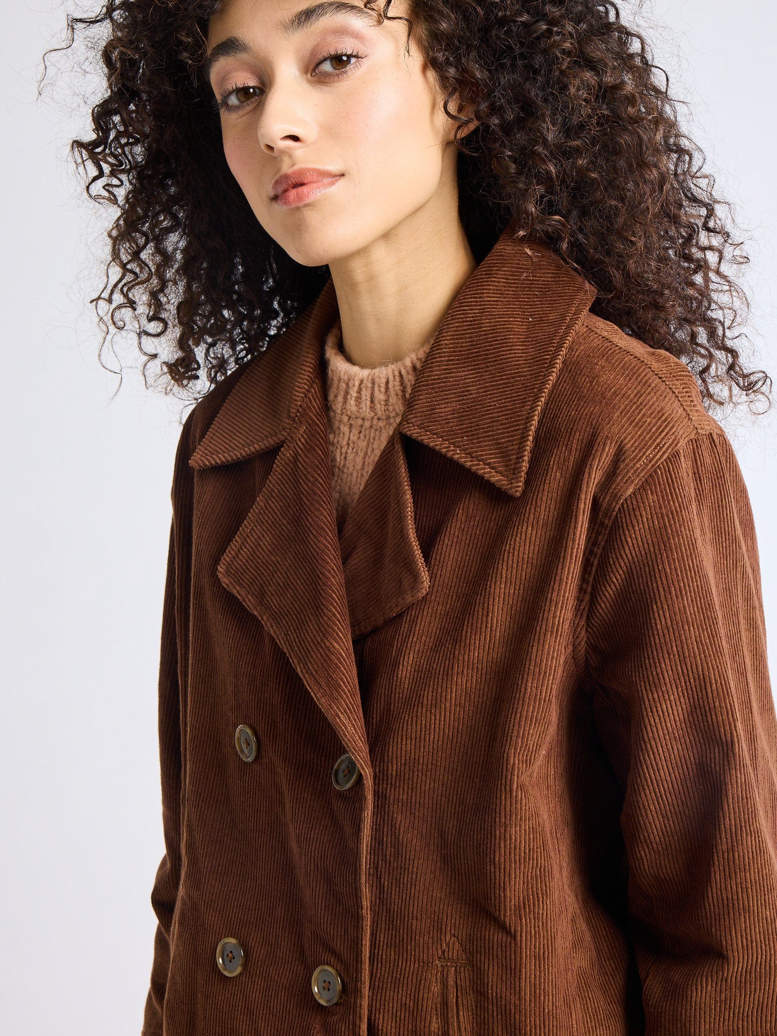 Ricky Peacoat in Coffee Cord