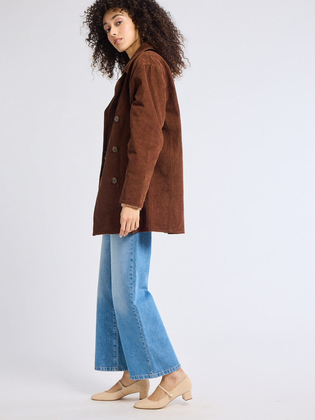 Ricky Peacoat in Coffee Cord