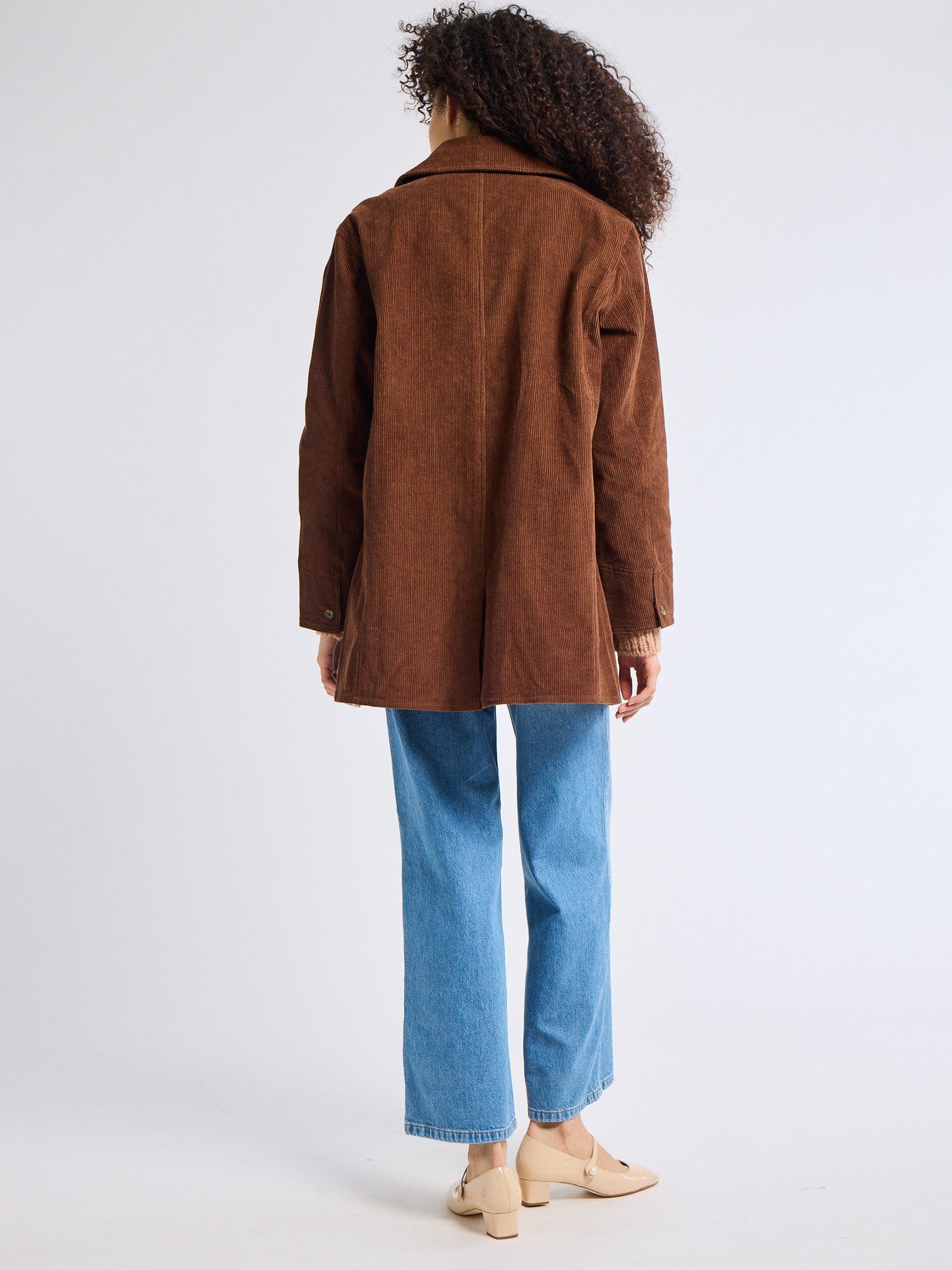 Ricky Peacoat in Coffee Cord