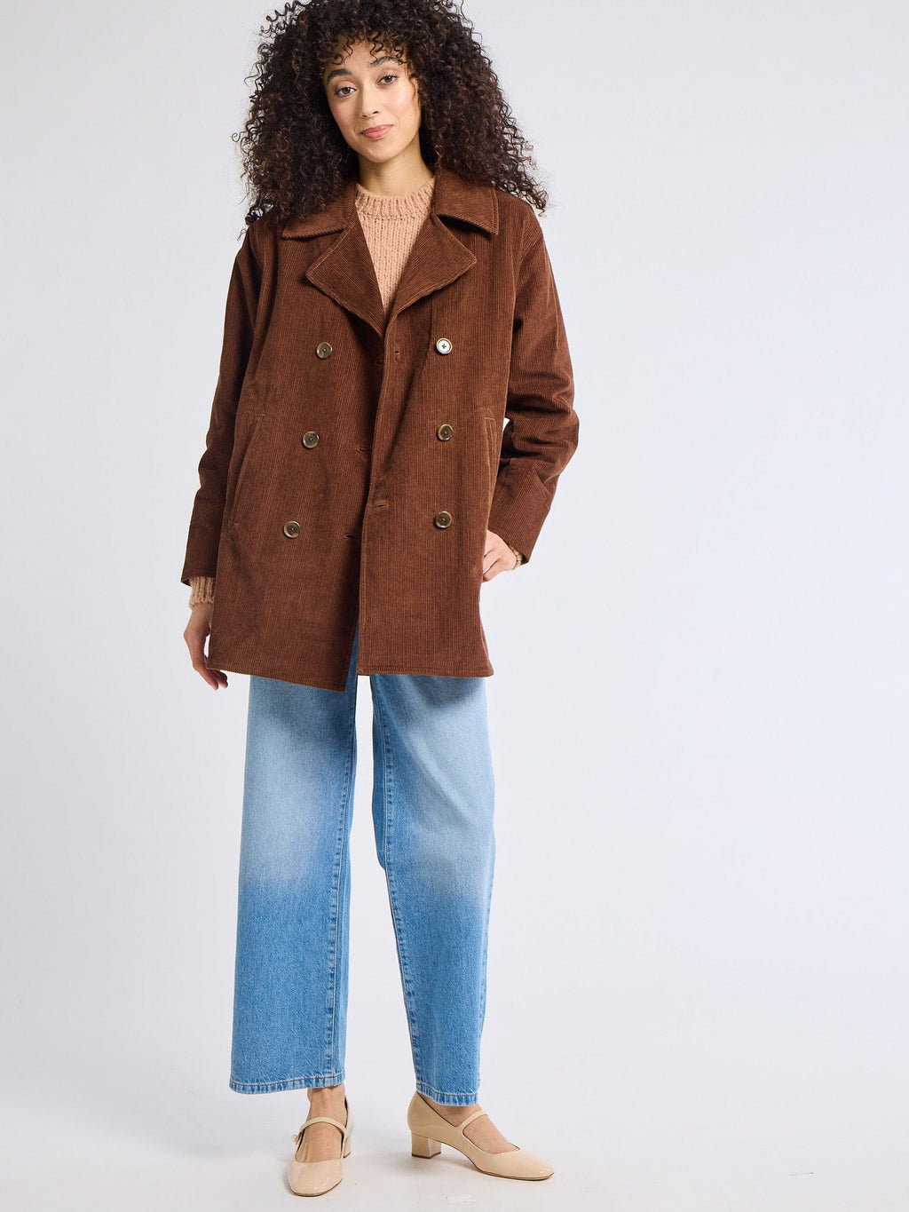 Ricky Peacoat in Coffee Cord