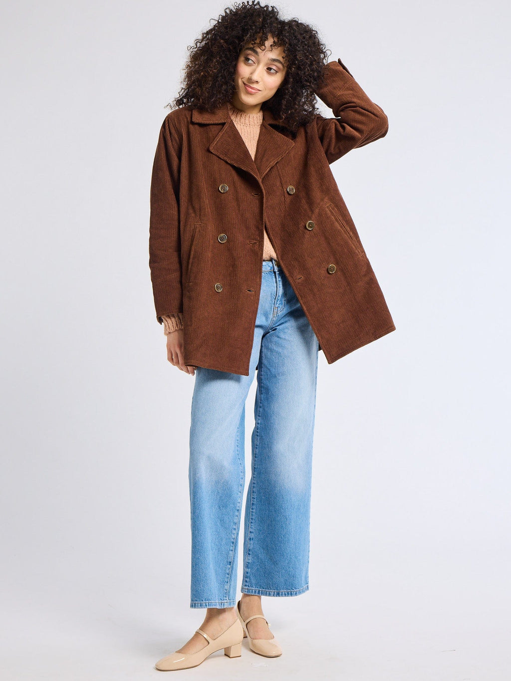 Ricky Peacoat in Coffee Cord