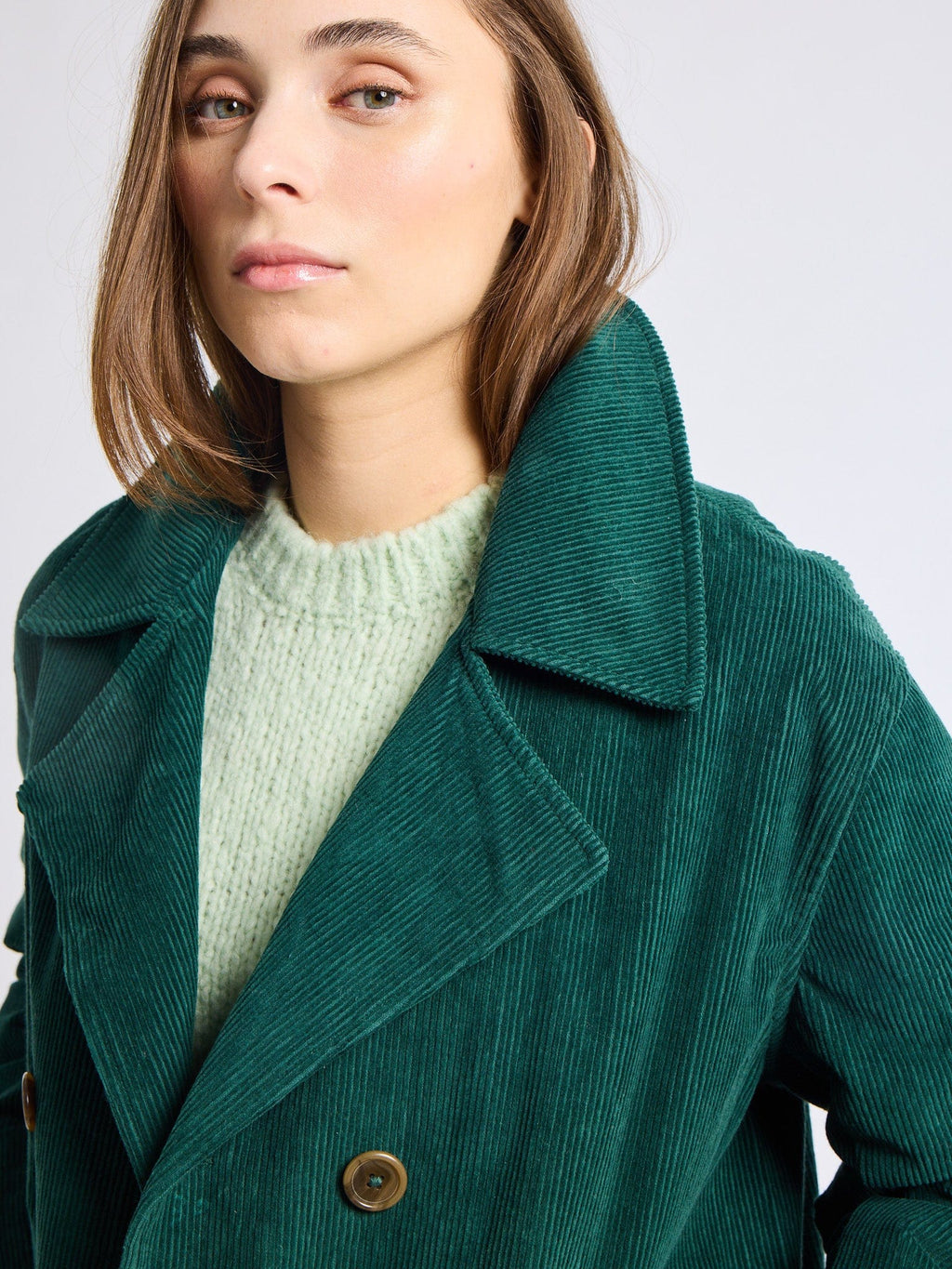 Ricky Peacoat in Spruce Cord