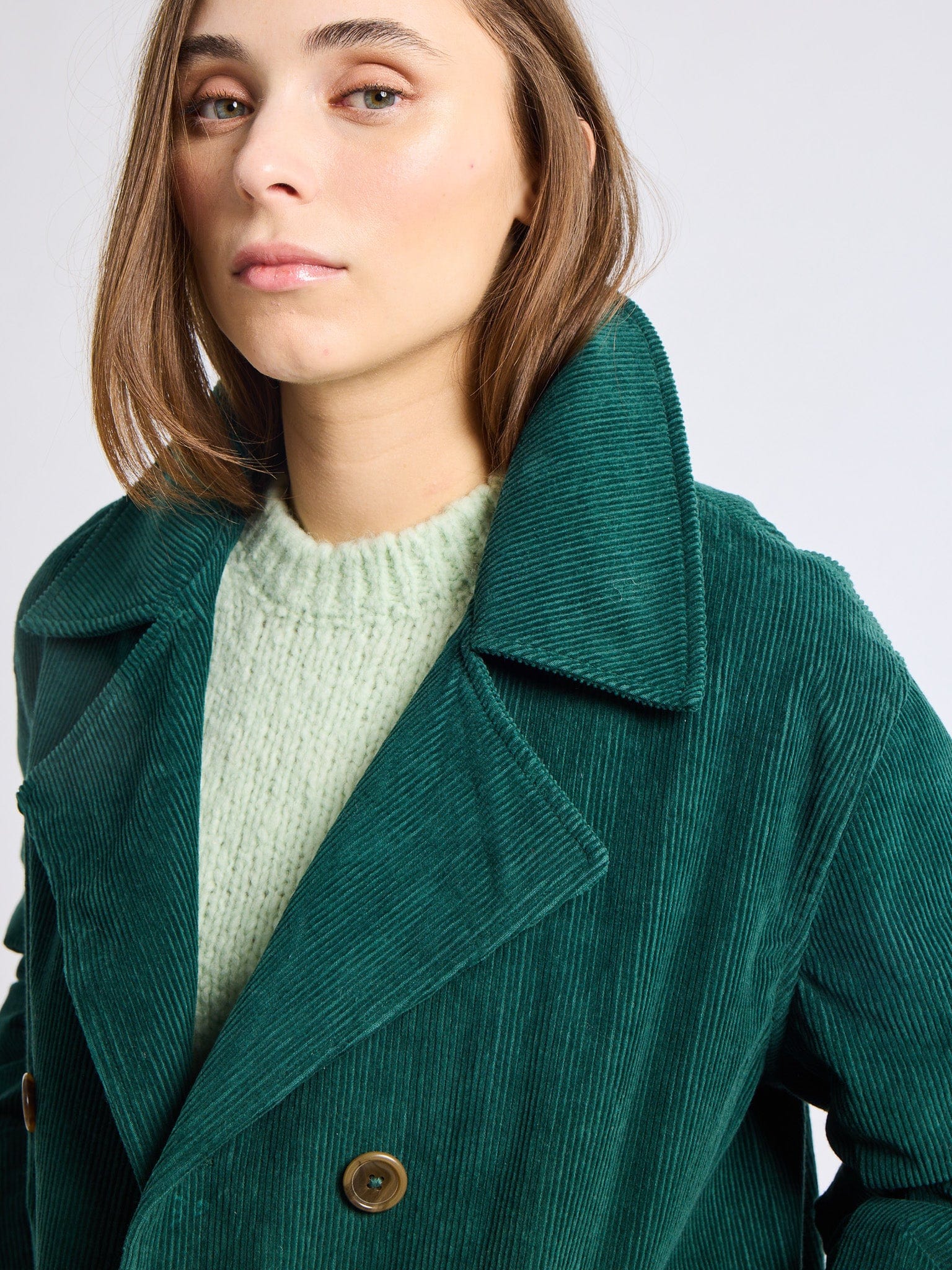 Ricky Peacoat in Spruce Cord