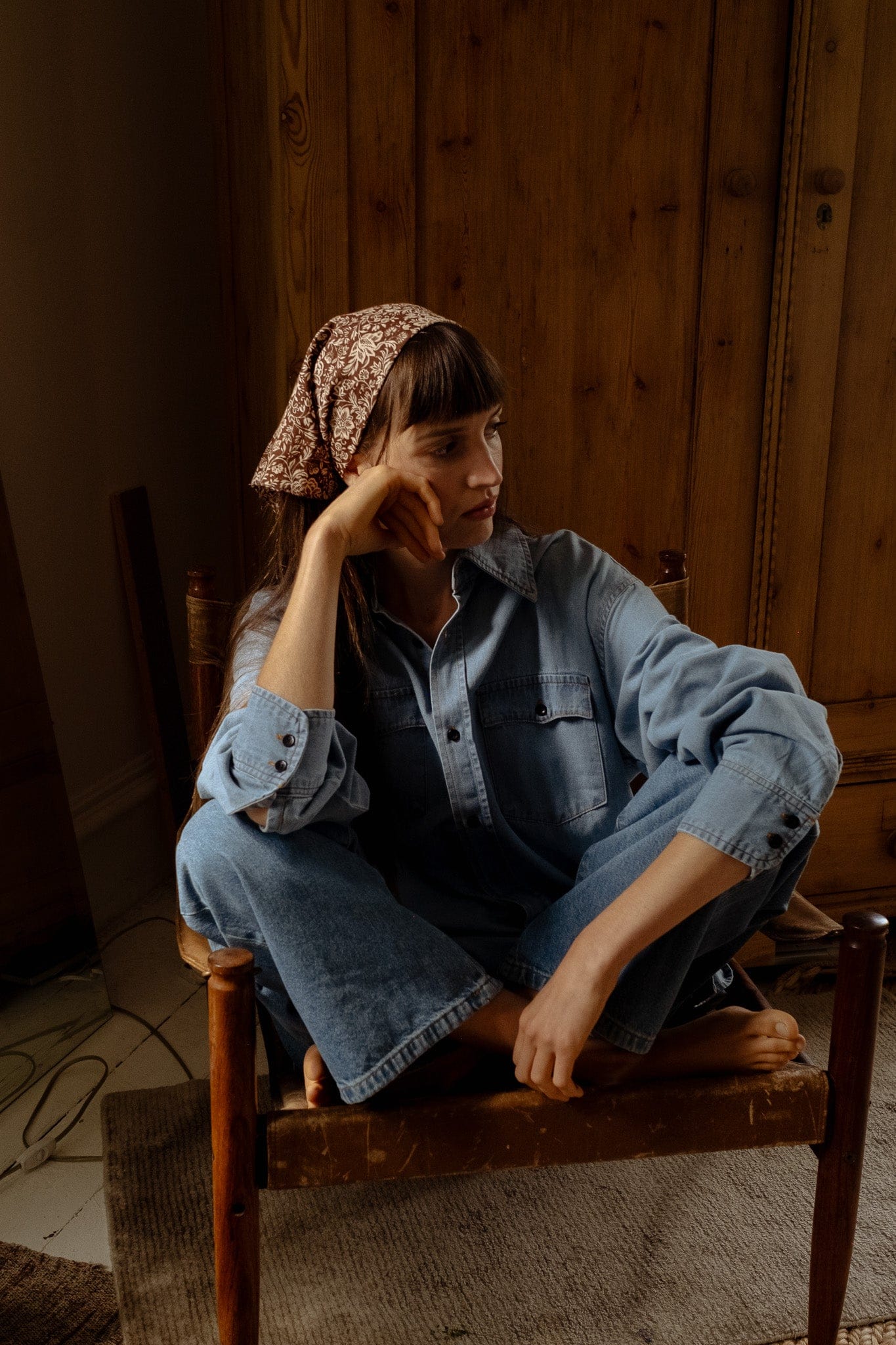 River Top in Vintage Denim