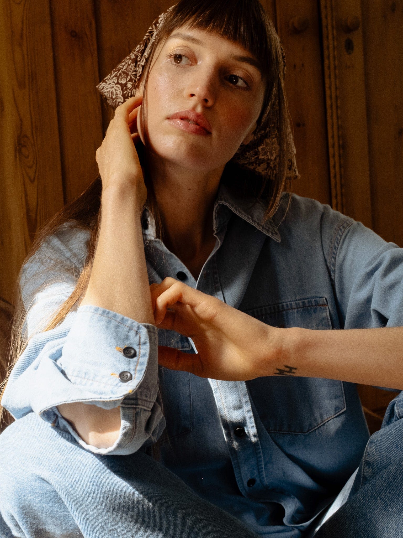 River Top in Vintage Denim