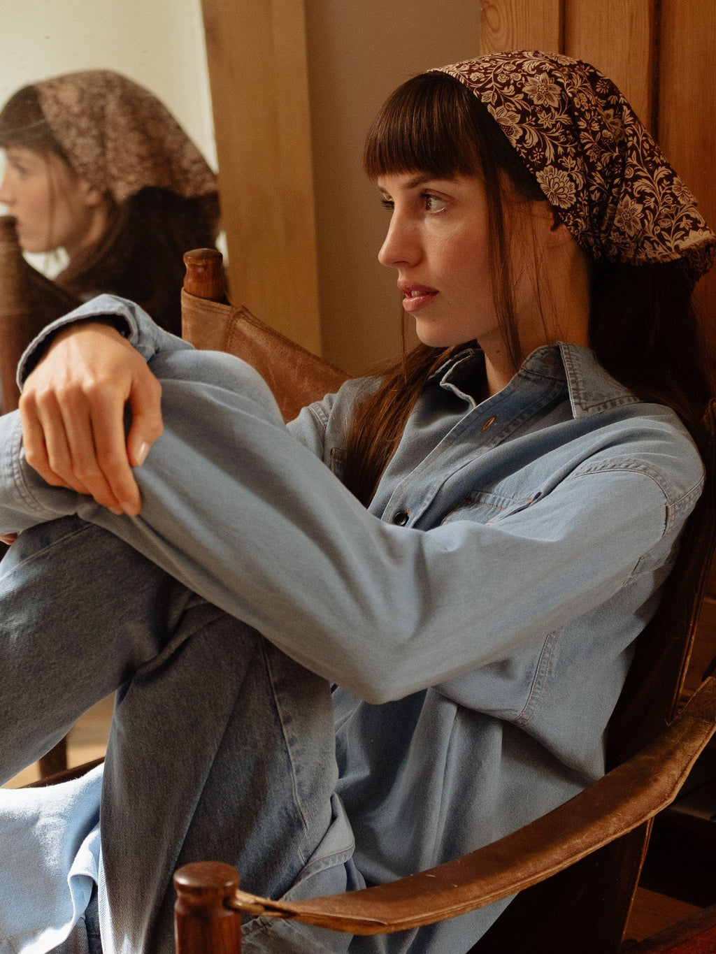 River Top in Vintage Denim