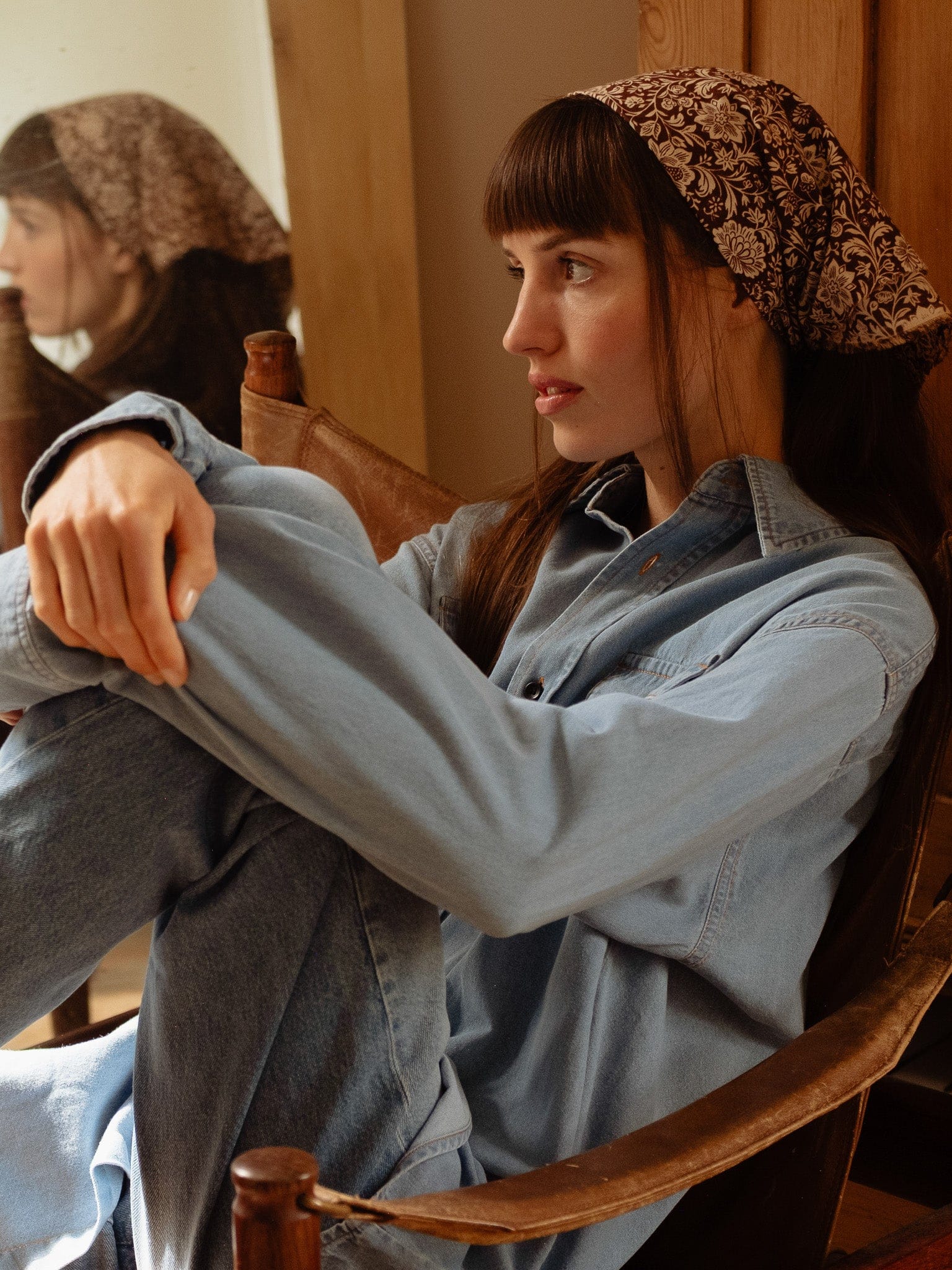 River Top in Vintage Denim