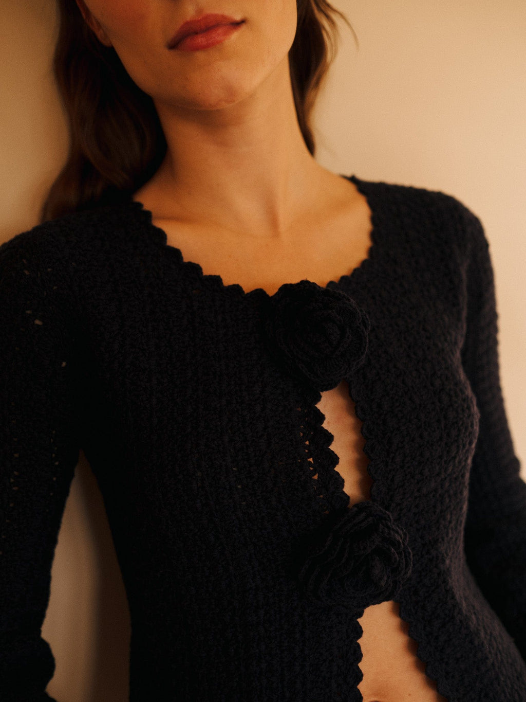 Rosita Cardigan in Navy