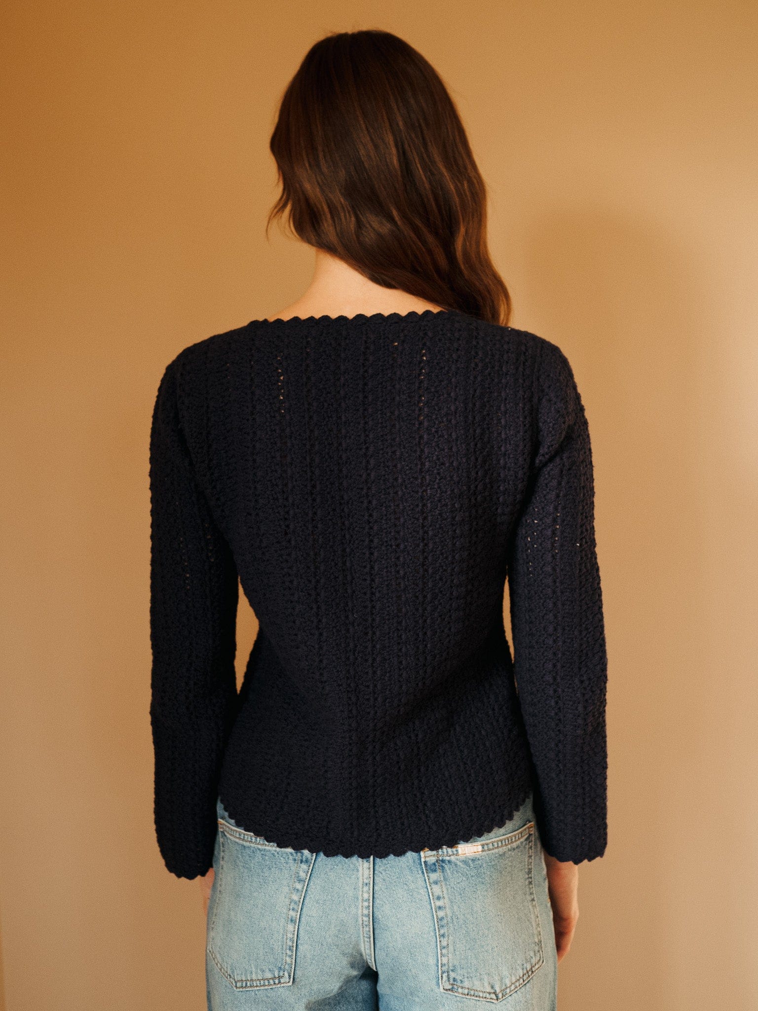 Rosita Cardigan in Navy