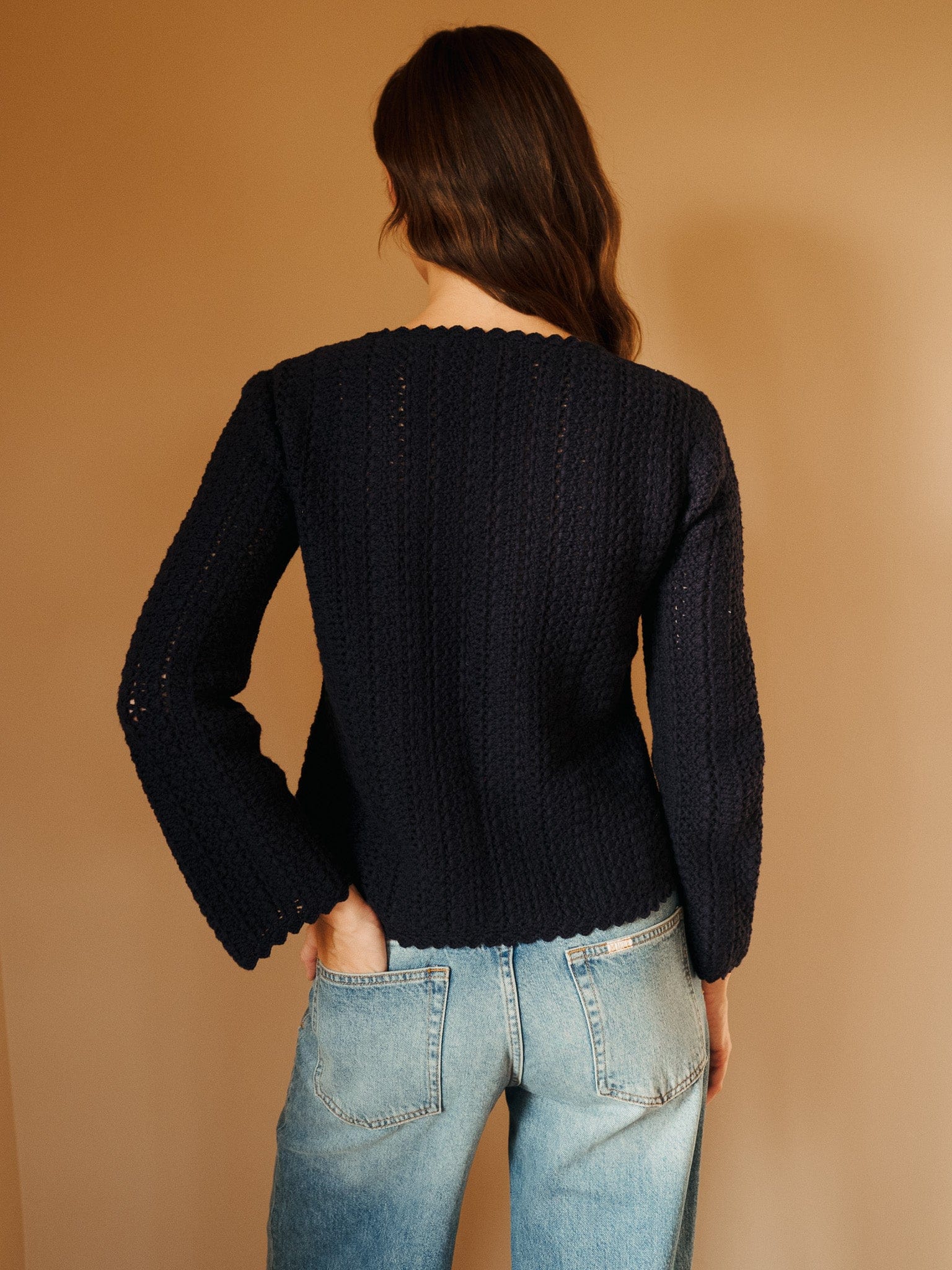 Rosita Cardigan in Navy