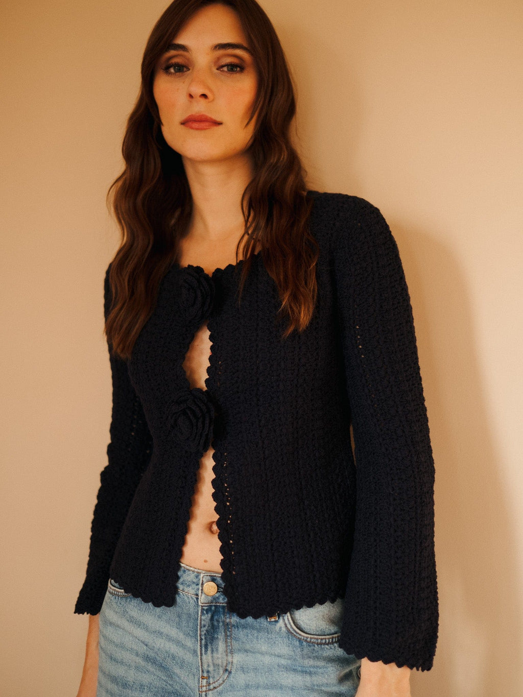 Rosita Cardigan in Navy