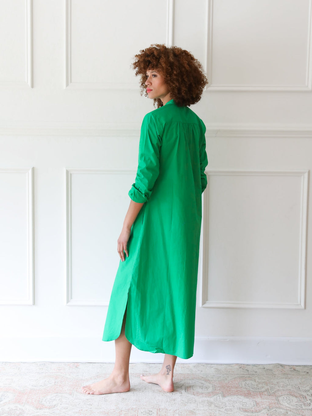 Sadie Caftan in Kelly