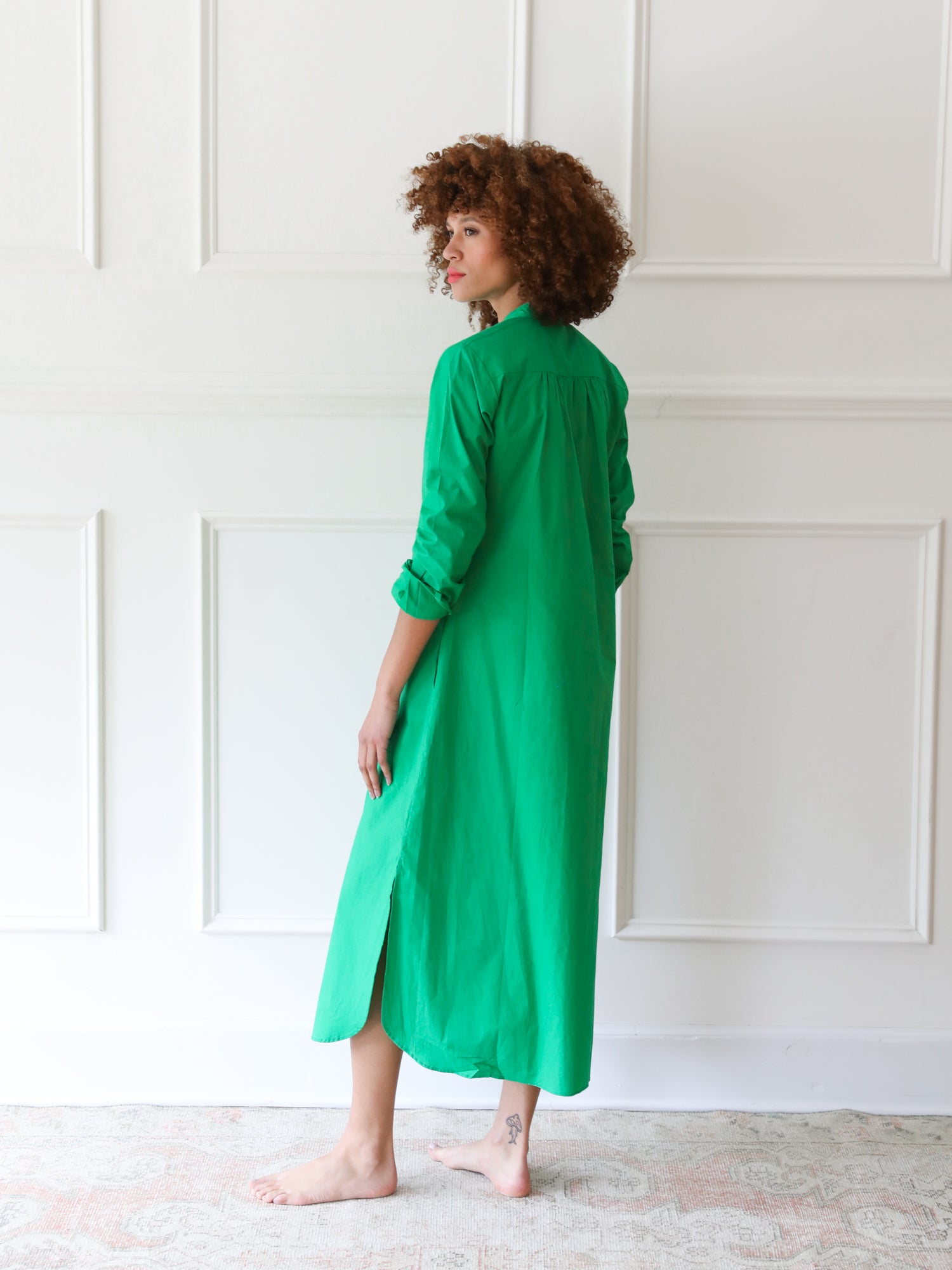 Sadie Caftan in Kelly