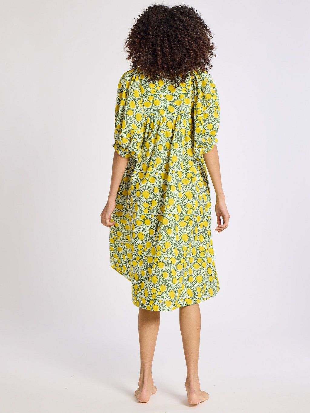 Saffron Dress in Lemons