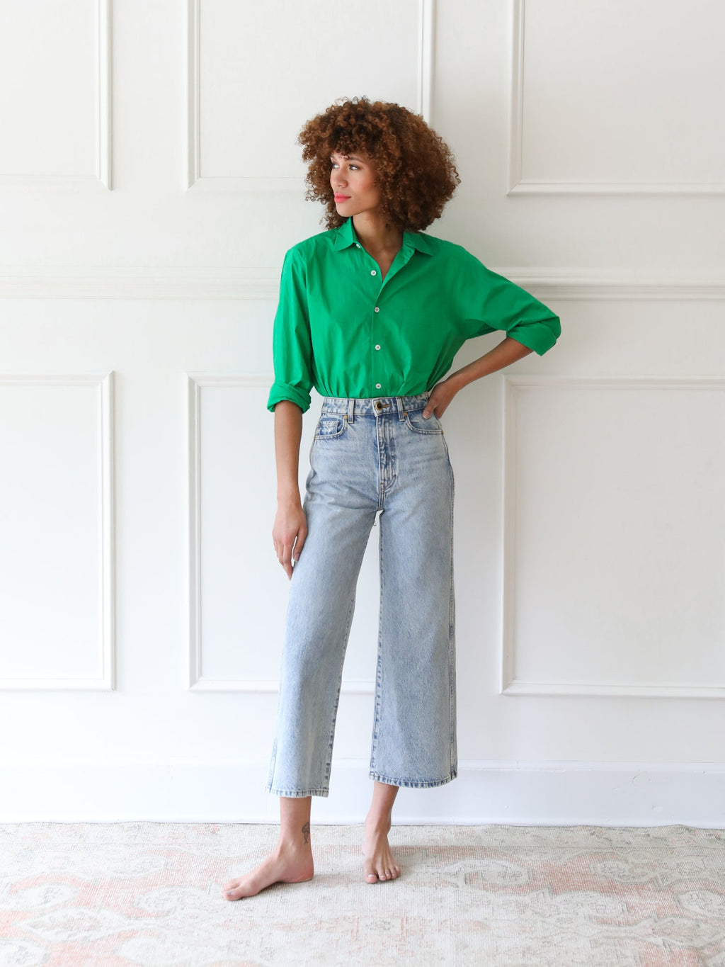 Sofia Top in Kelly