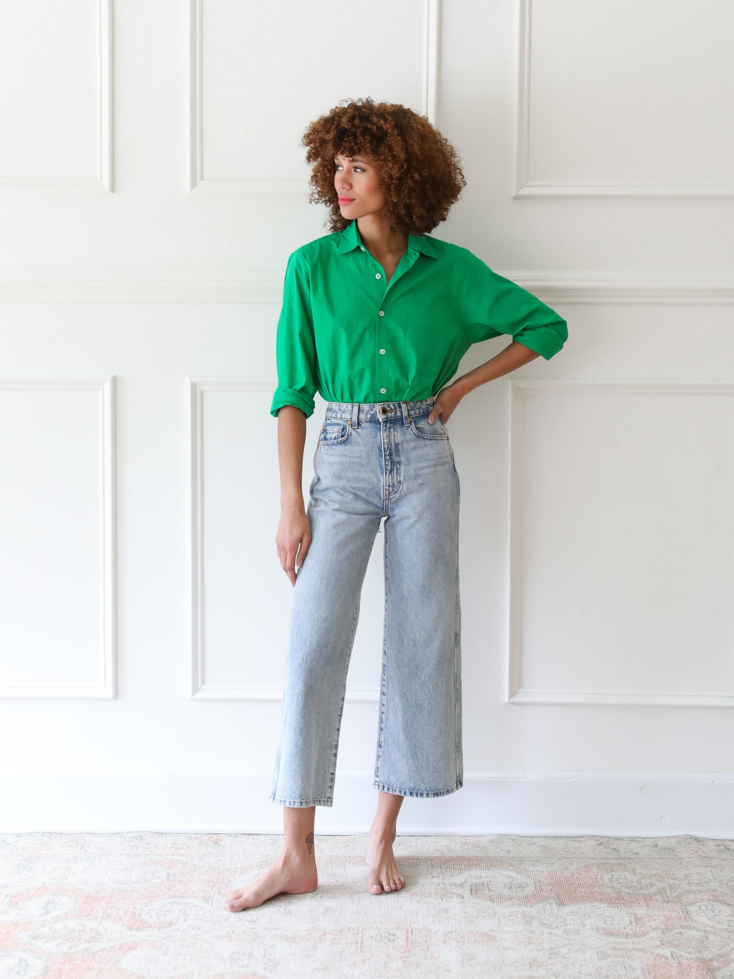 Sofia Top in Kelly